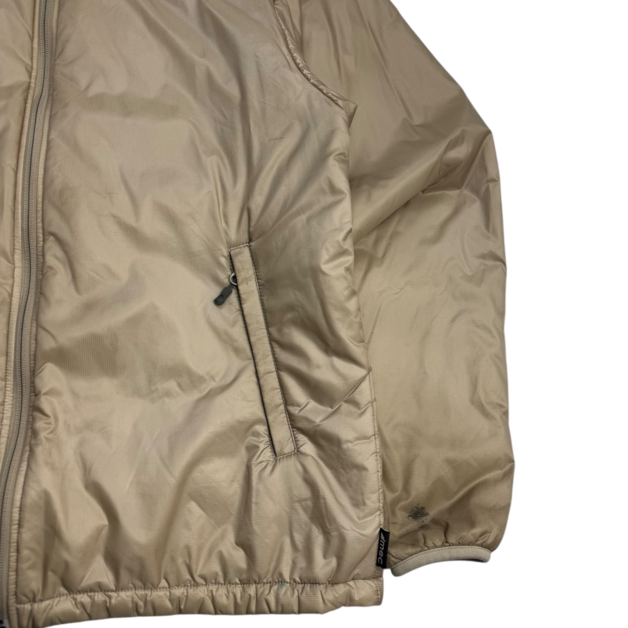 Vintage MEC Blank Insulated/Lined Puff Jacket Beige