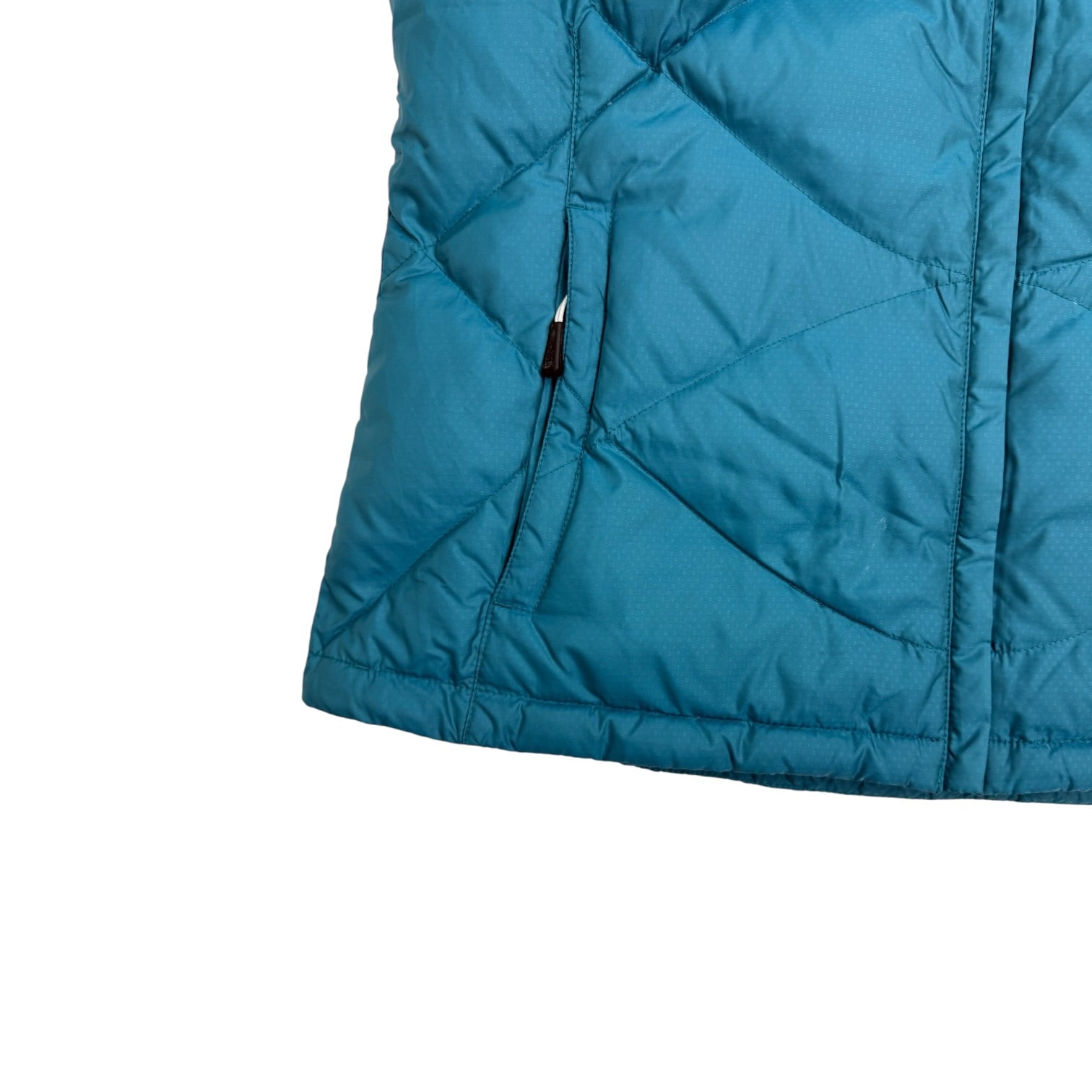 (W) Vintage The North Face 550 Fill Down Vest Blue