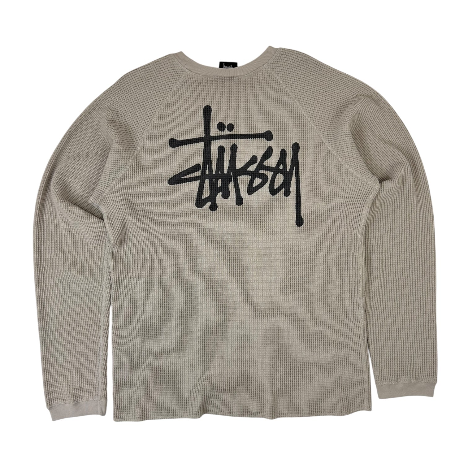 Stussy Raglan Thermal Sweater Bone