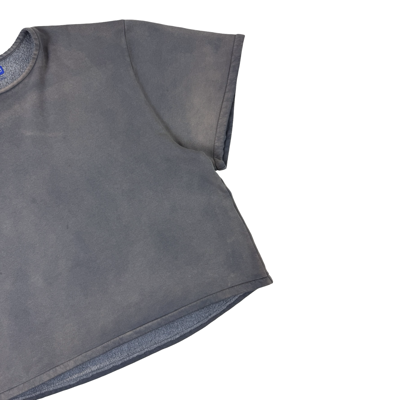 Yeezy Gap Engineered by Balenciaga Fleece Yoke T-Shirt Washed Black
