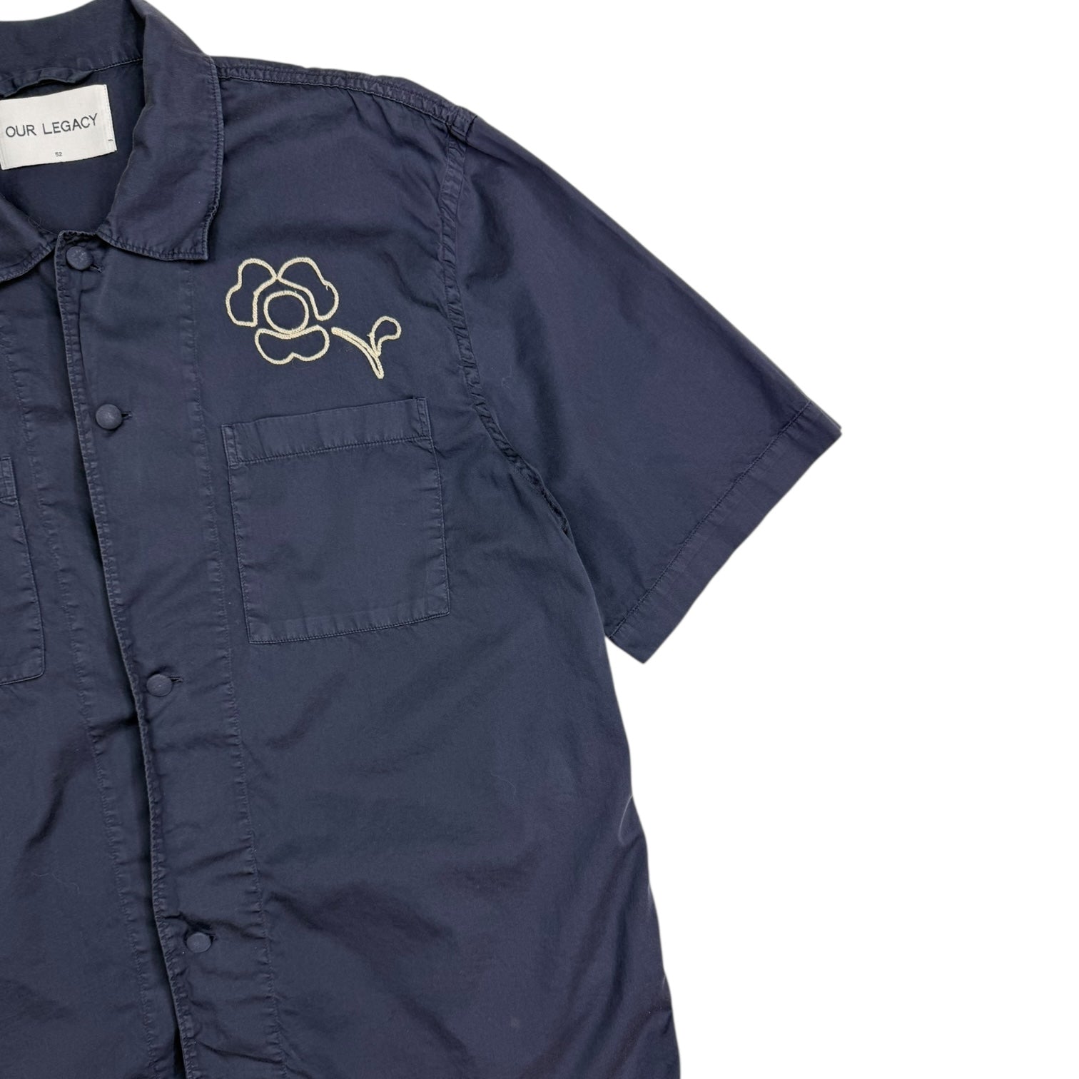 Our Legacy Splash Box Shirt Navy