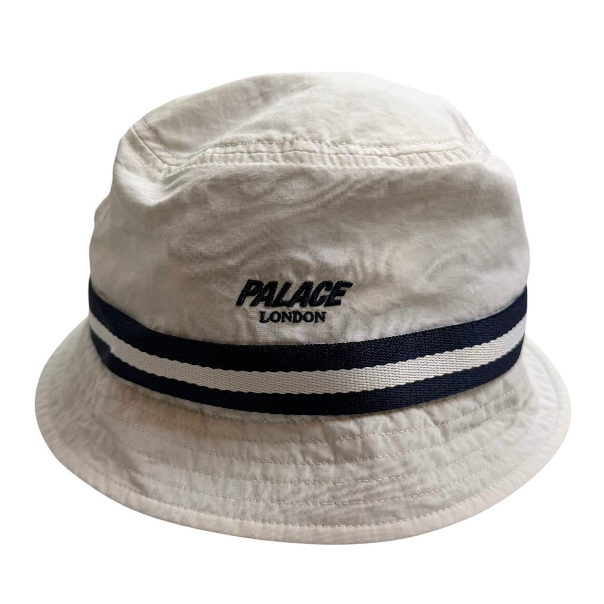 Palace London Neck Saver Bucket Hat White