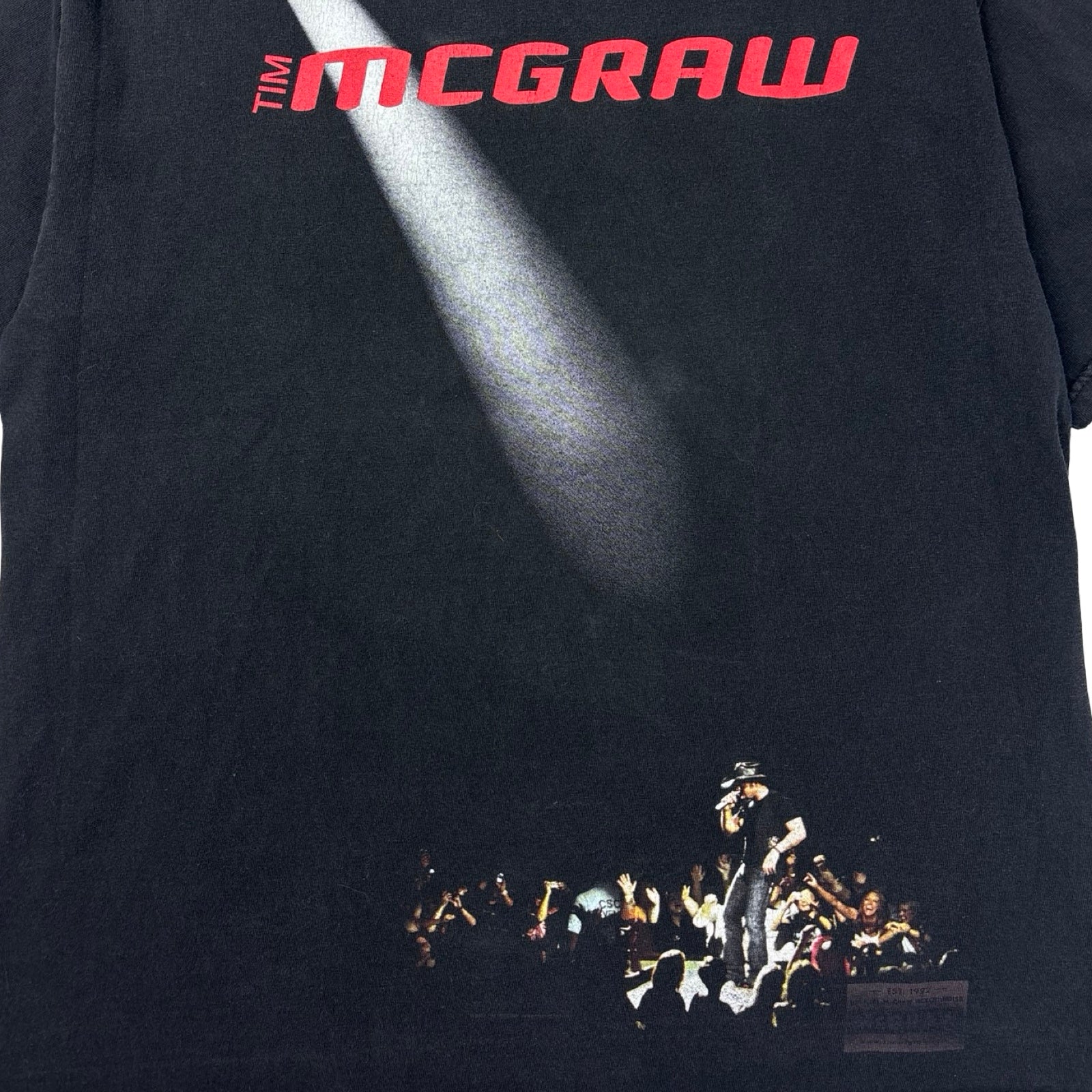 Vintage Tim McGraw Year Of McGraw Tour T-Shirt Black