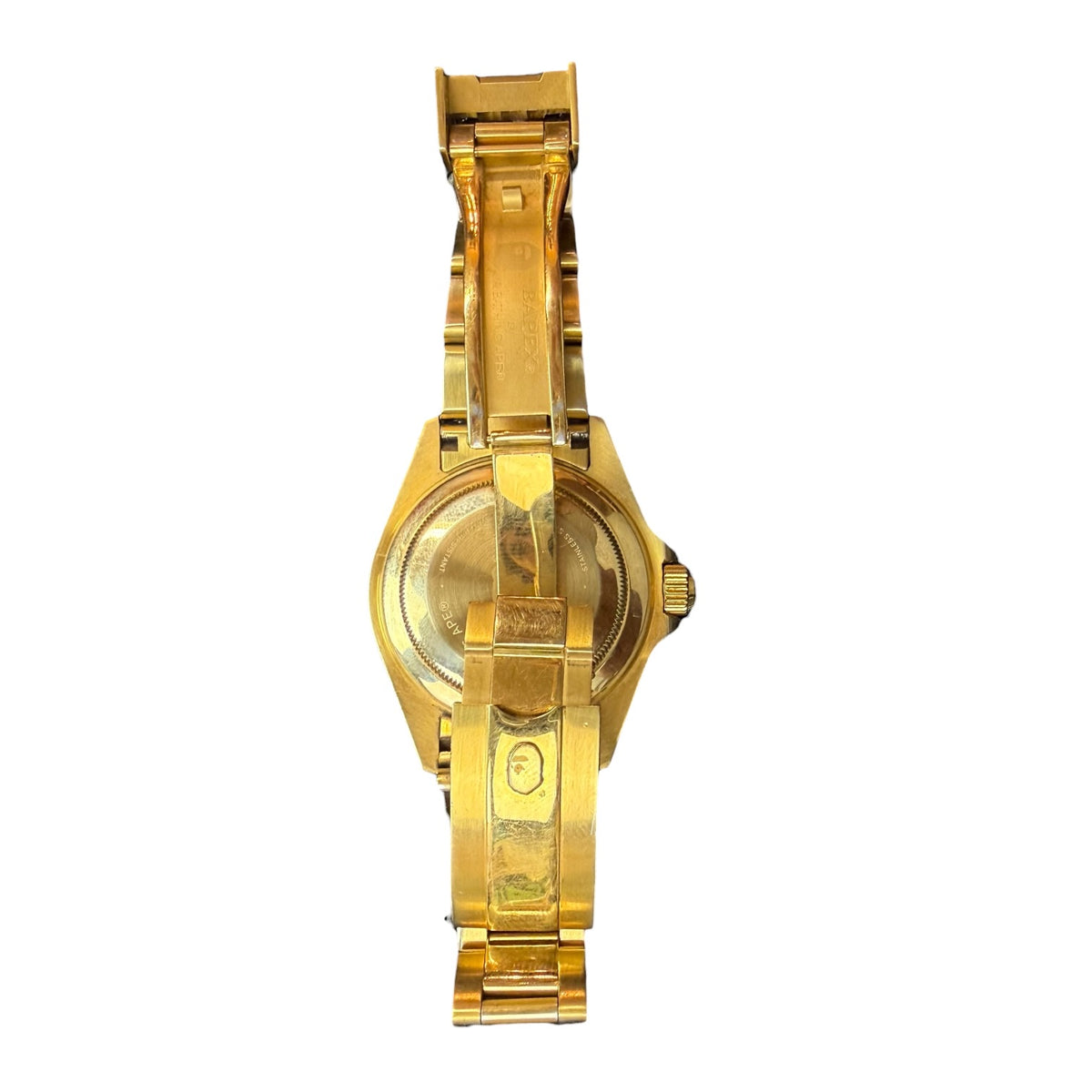 Bape Type 2 Bapex Watch Gold