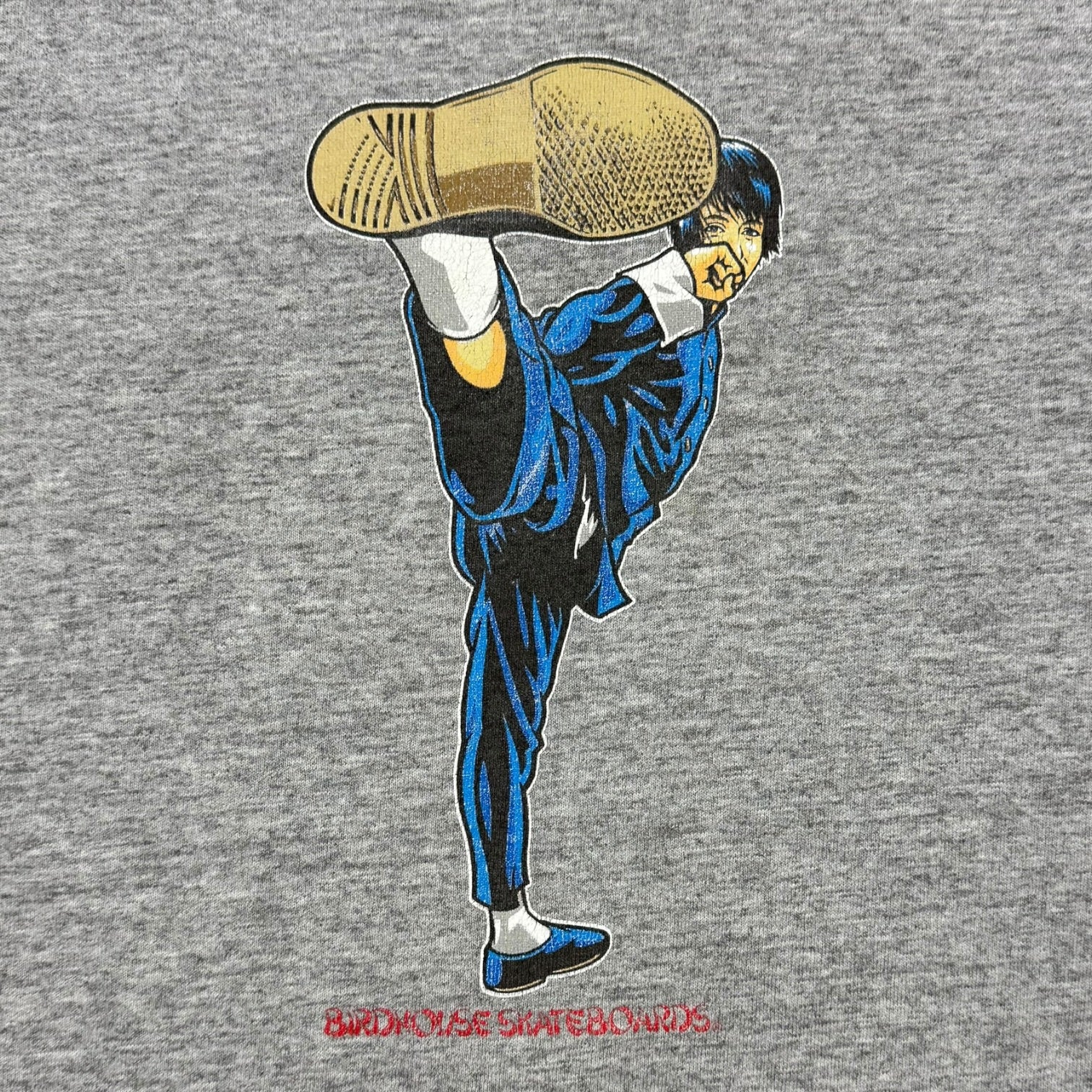 Vintage Birdhouse Brian Sumner Karate Kick Tee Grey