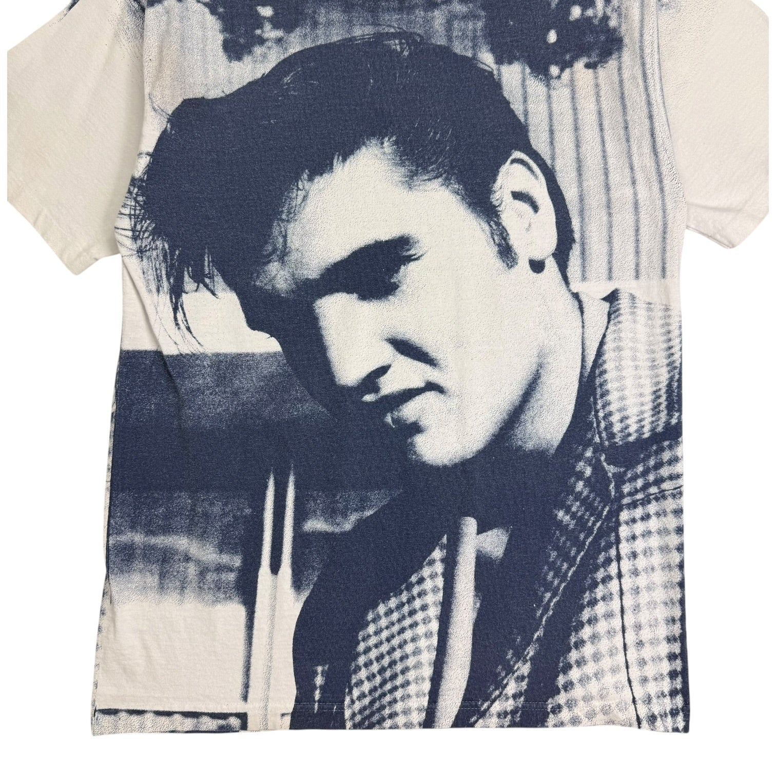 Vintage Elvis Presley Graceland AOP Tee Blue