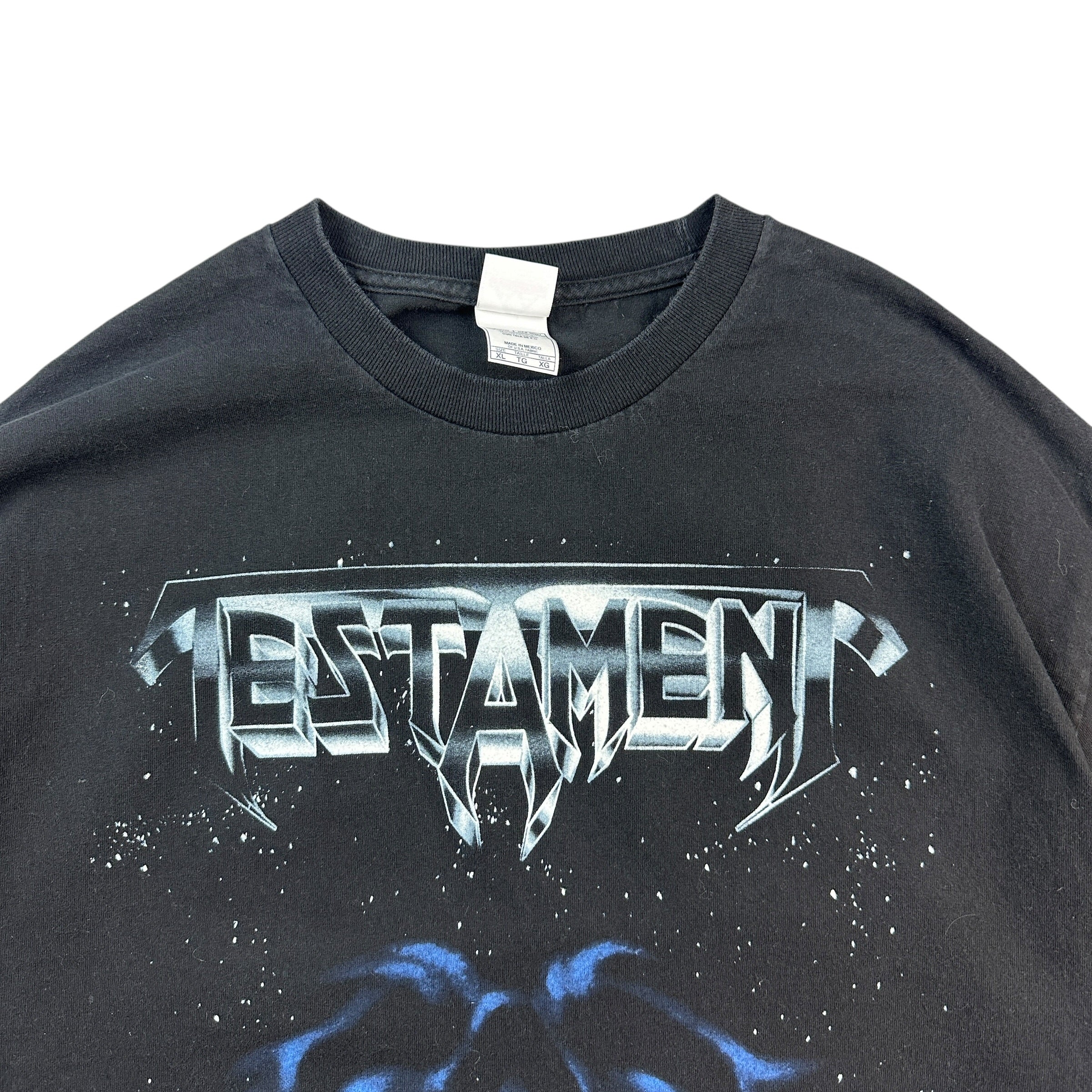 2004 Testament The New Order Tour Tee Black