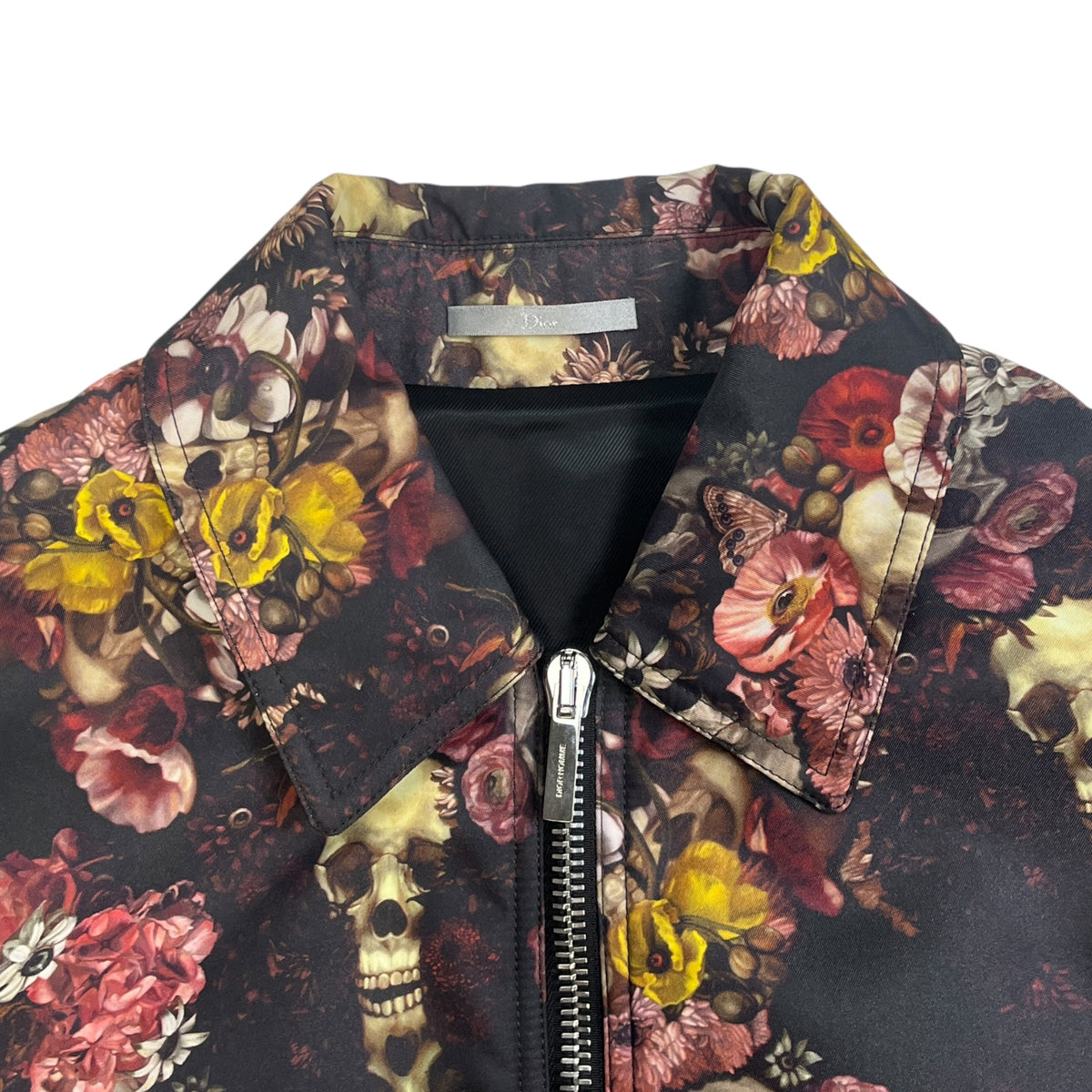 Dior Homme Vanitas Skull & Flower Bomber Jacket