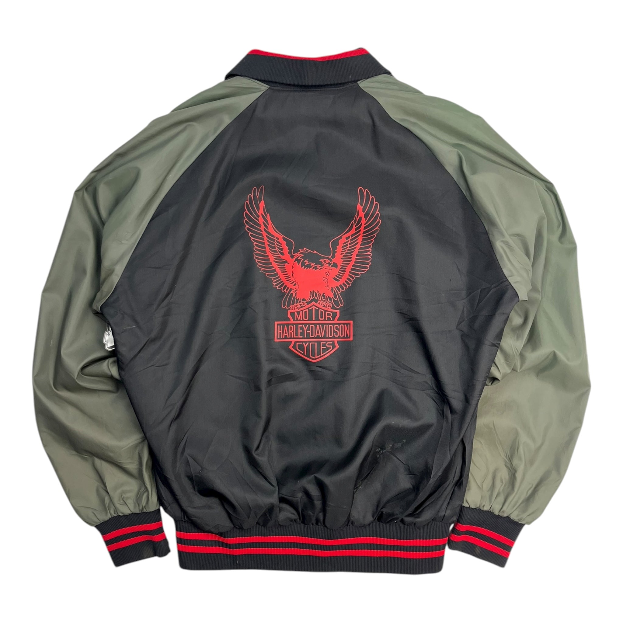 Vintage AMF Harley Davidson Satin Jacket