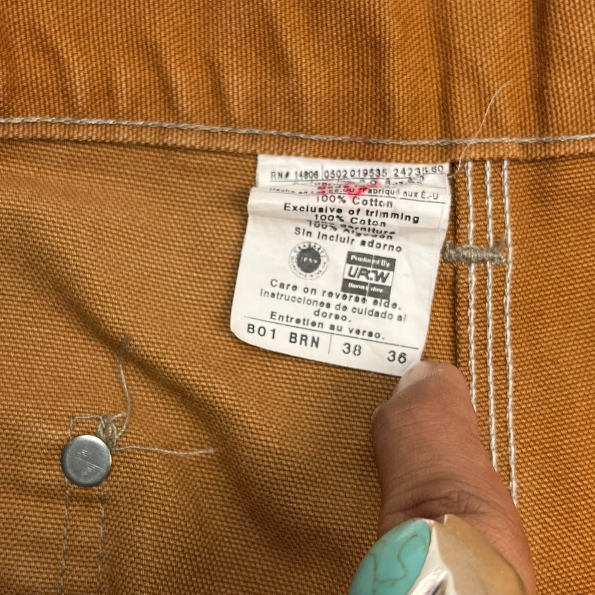 Carhartt miUSA Double Knee Pants Light Brown