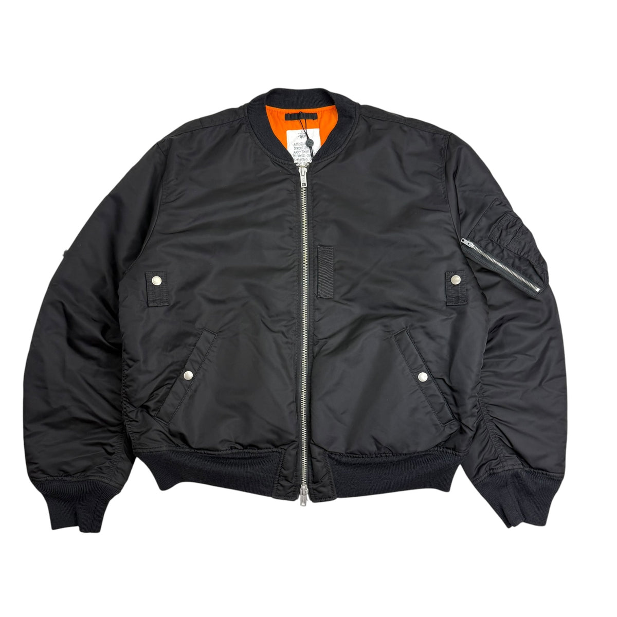 Stussy MA-1 Bomber Jacket Black