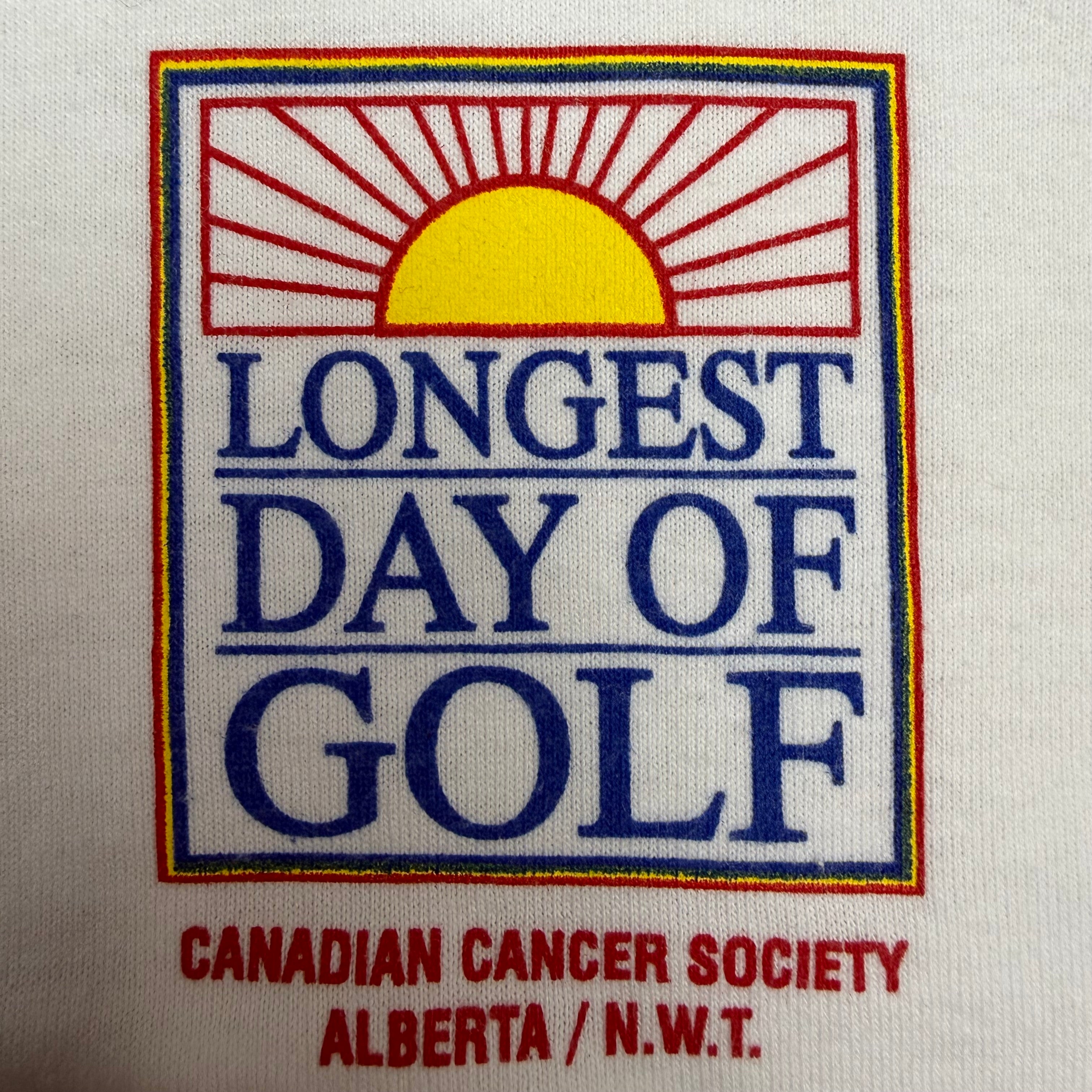 Vintage Longest Day Of Golf Polo White