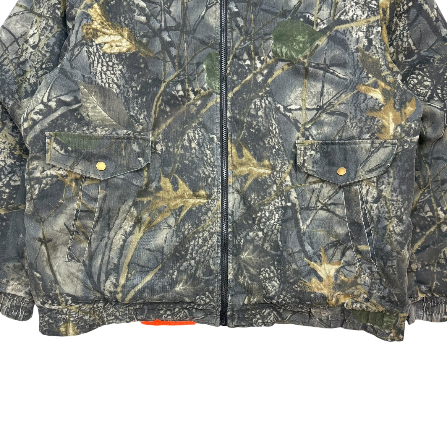 Vintage Reversible Bomber Jacket Camo/Orange
