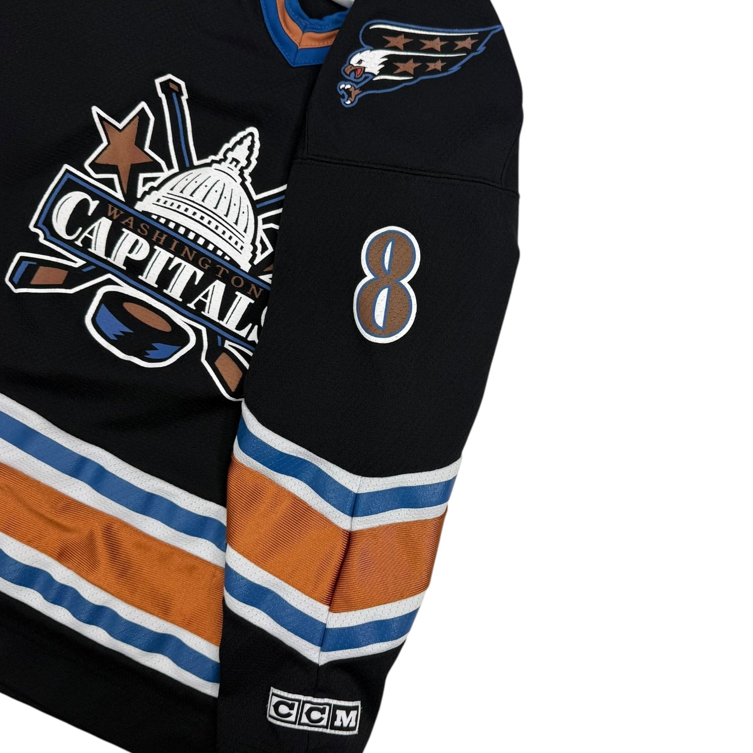 2005 CCM Youth Washington Captials Ovechkin Power Play Jersey Black