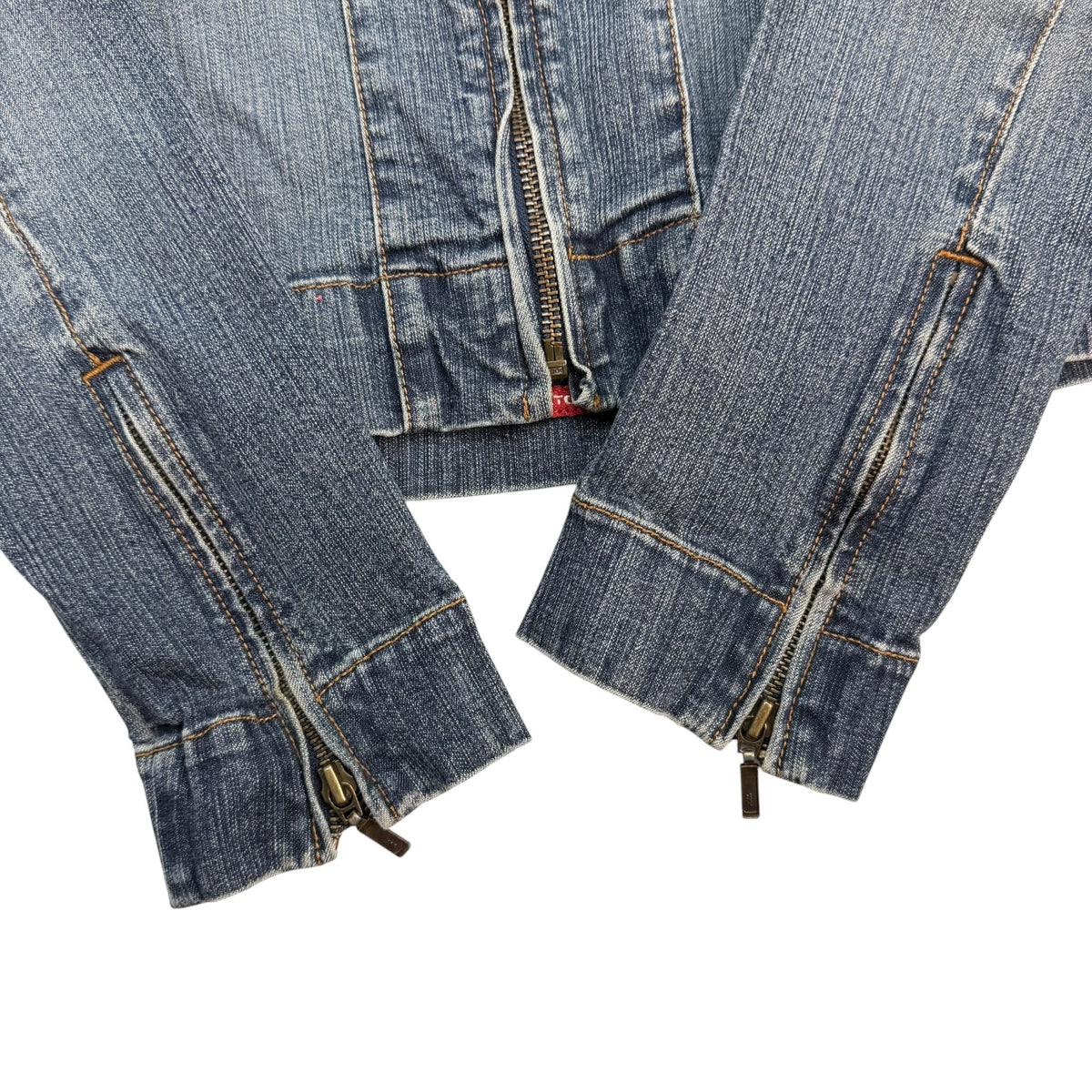 (W) Vintage Y2K Guess Denim Jacket Dark Wash