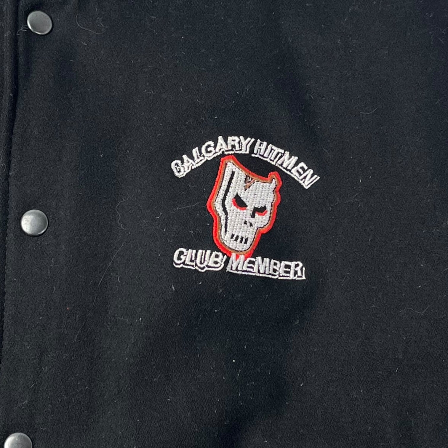 Vintage Calgary Hitman Club Member Varsity Jacket