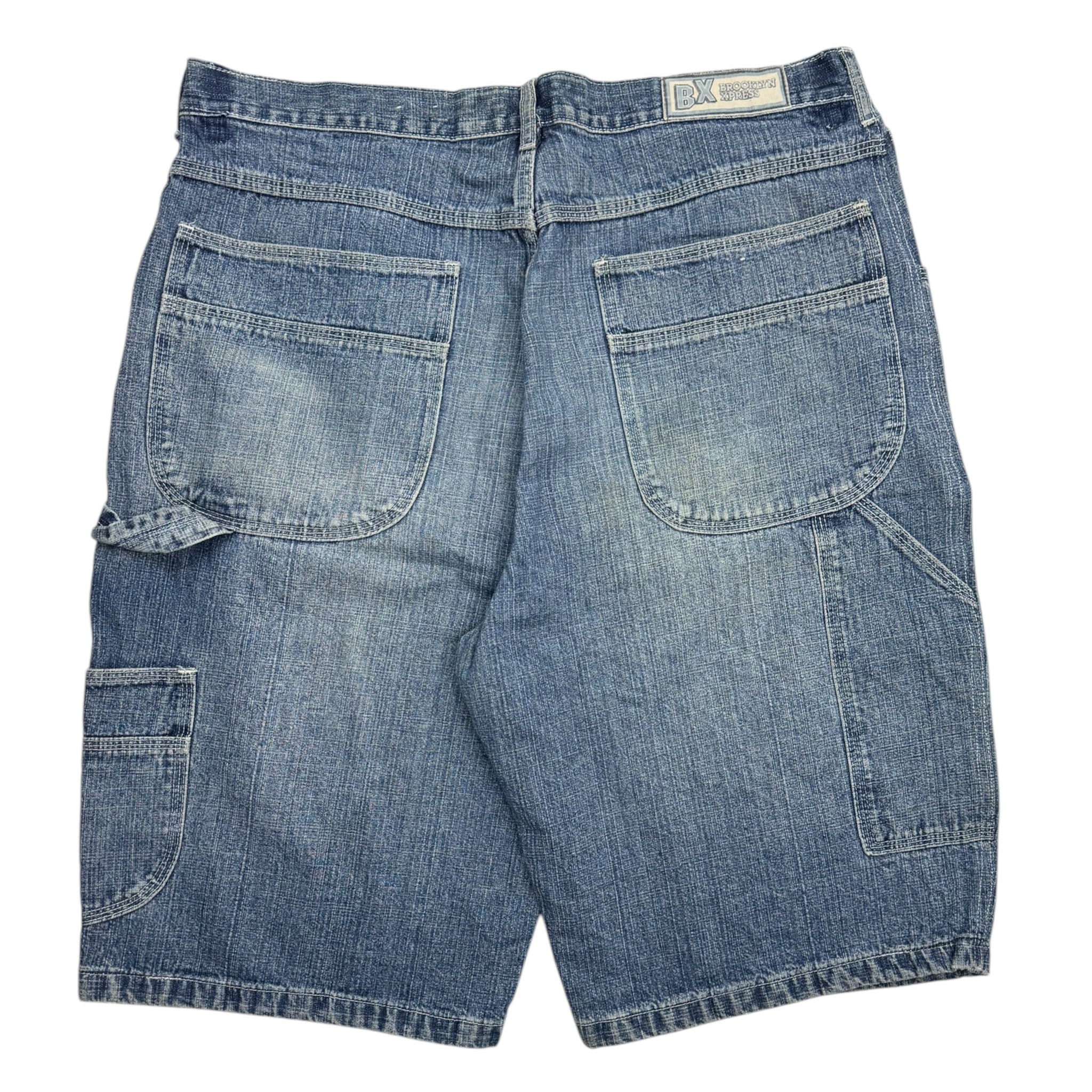 Vintage Y2K Brooklyn Express Denim Shorts