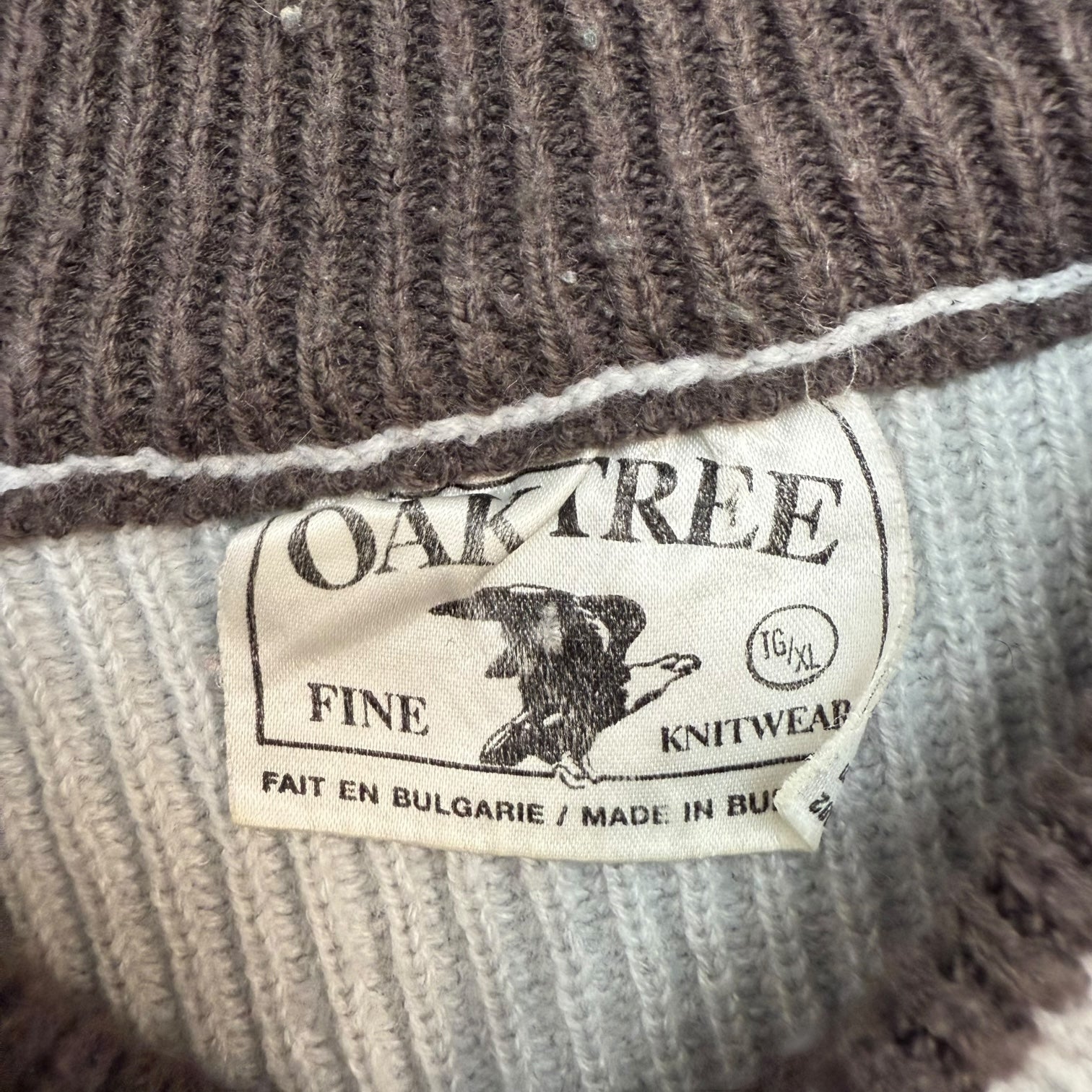 Vintage Winter Knit Crewneck Cream