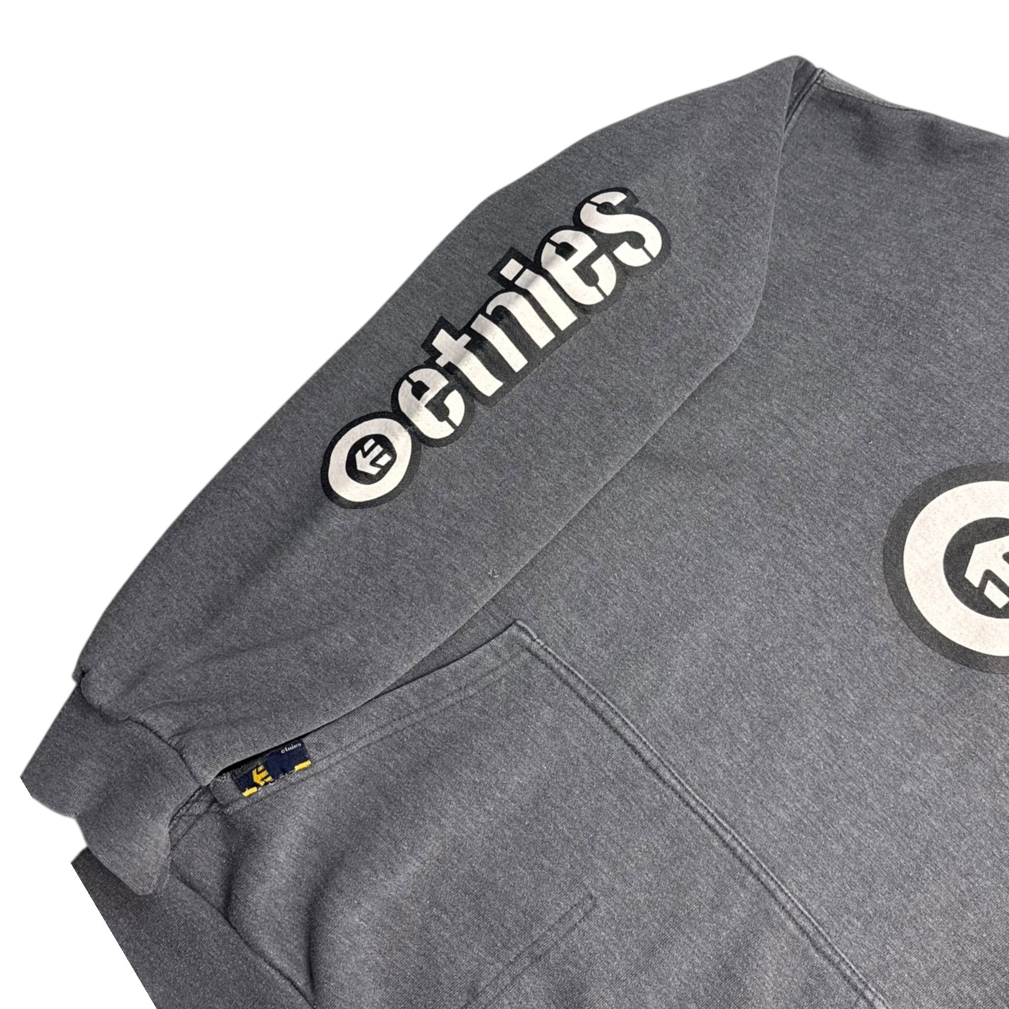 Y2K Etnies Skate Hoodie Grey