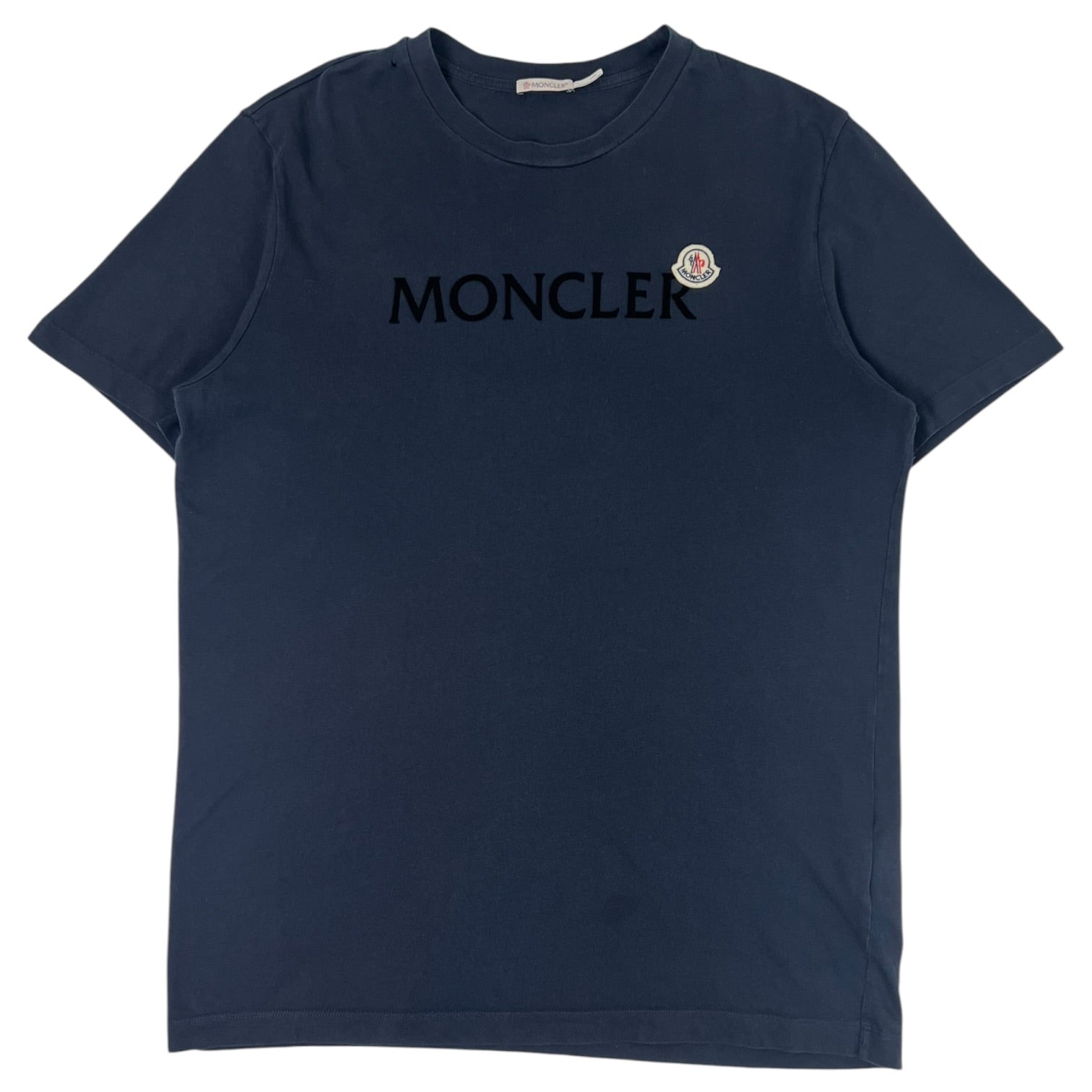 Moncler Logo-Appliquéd T-Shirt Navy