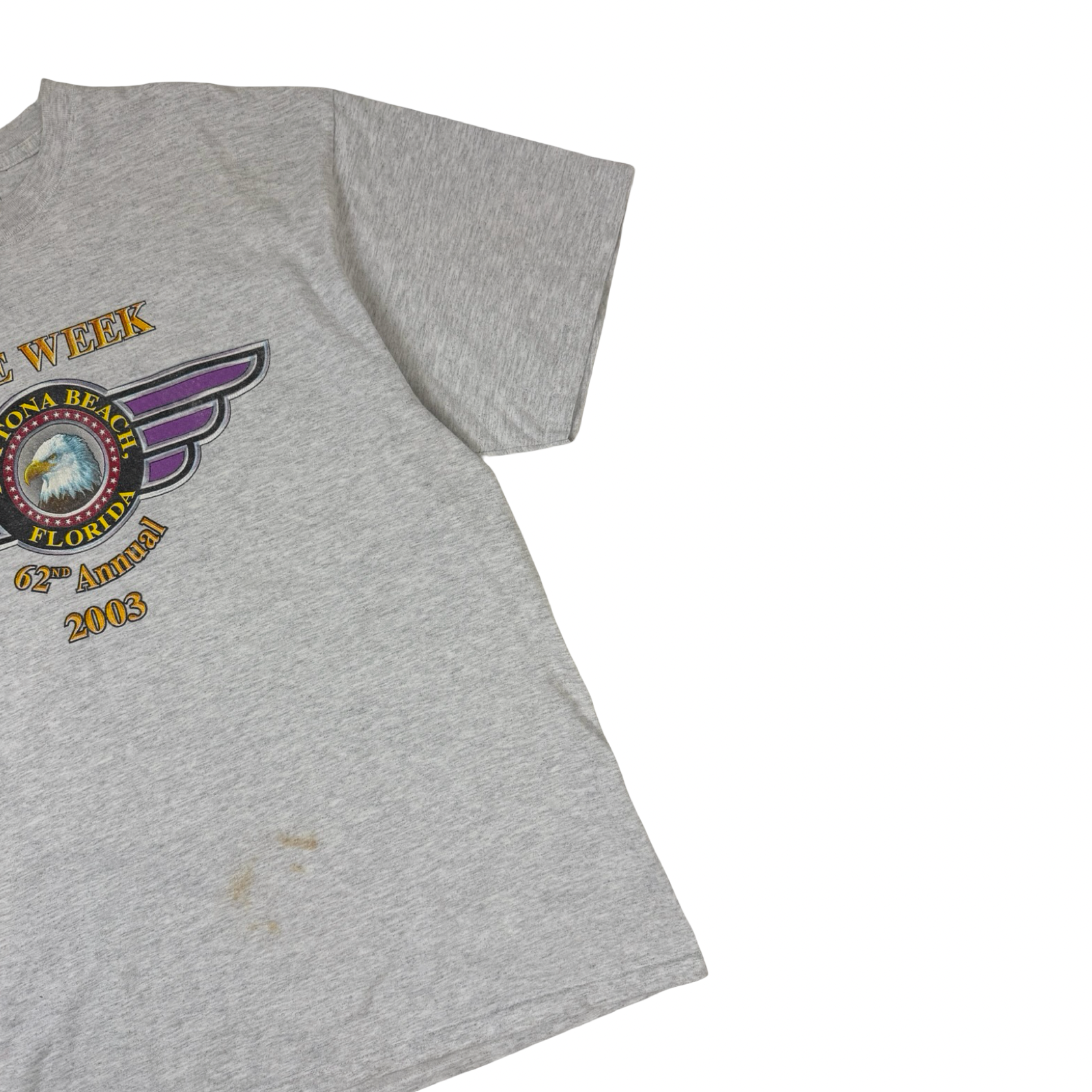 Vintage Daytona Beach Bike Week 2003 T-Shirt Black