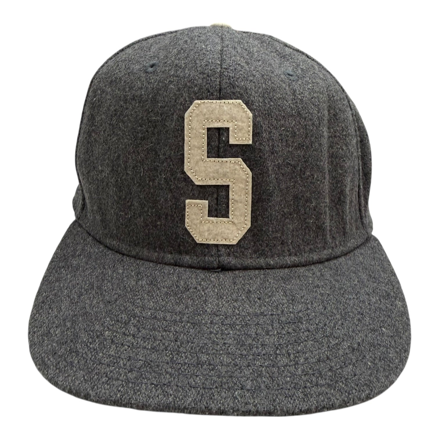 Stussy Wool SnapBack Hat Grey