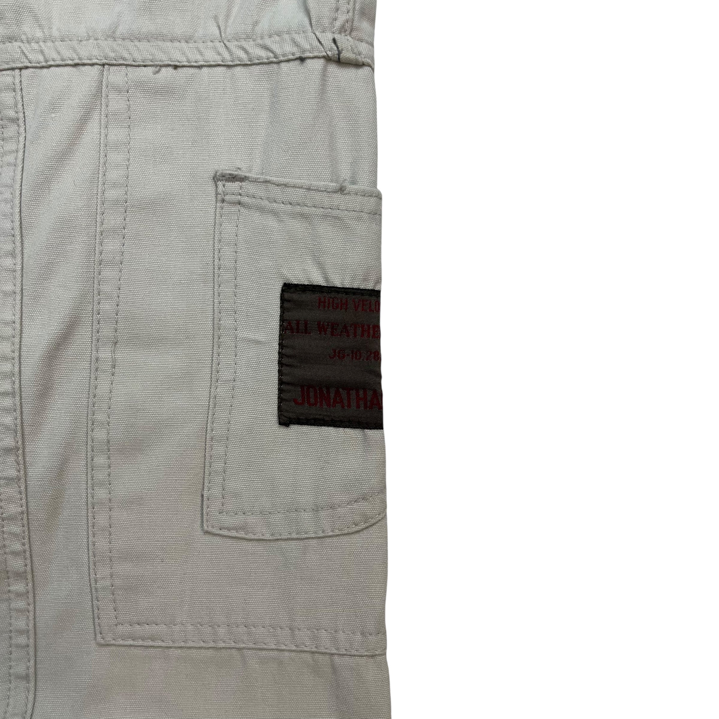 Vintage Jonathan G Cargo Pants White