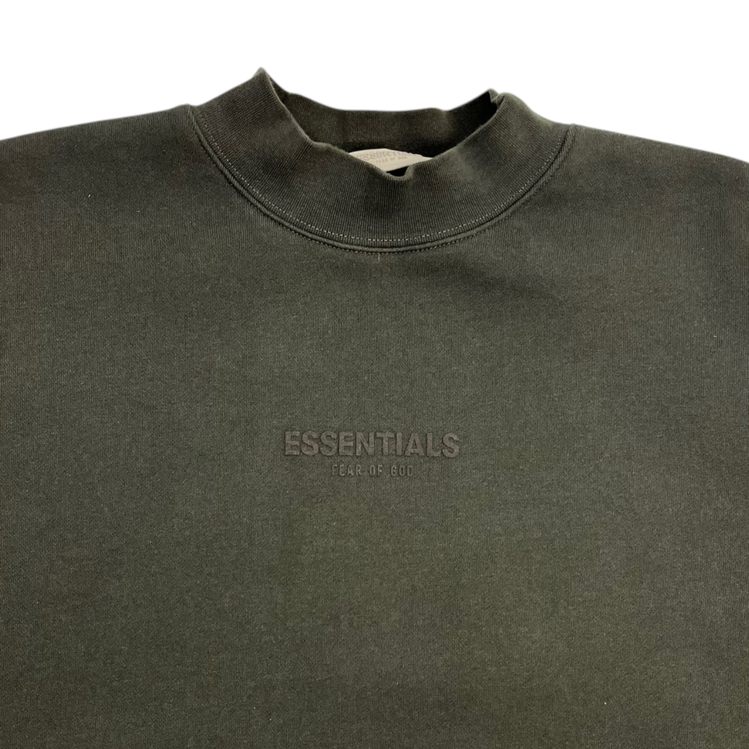 Fear Of God Essentials Relaxed Crew Neck Off Black