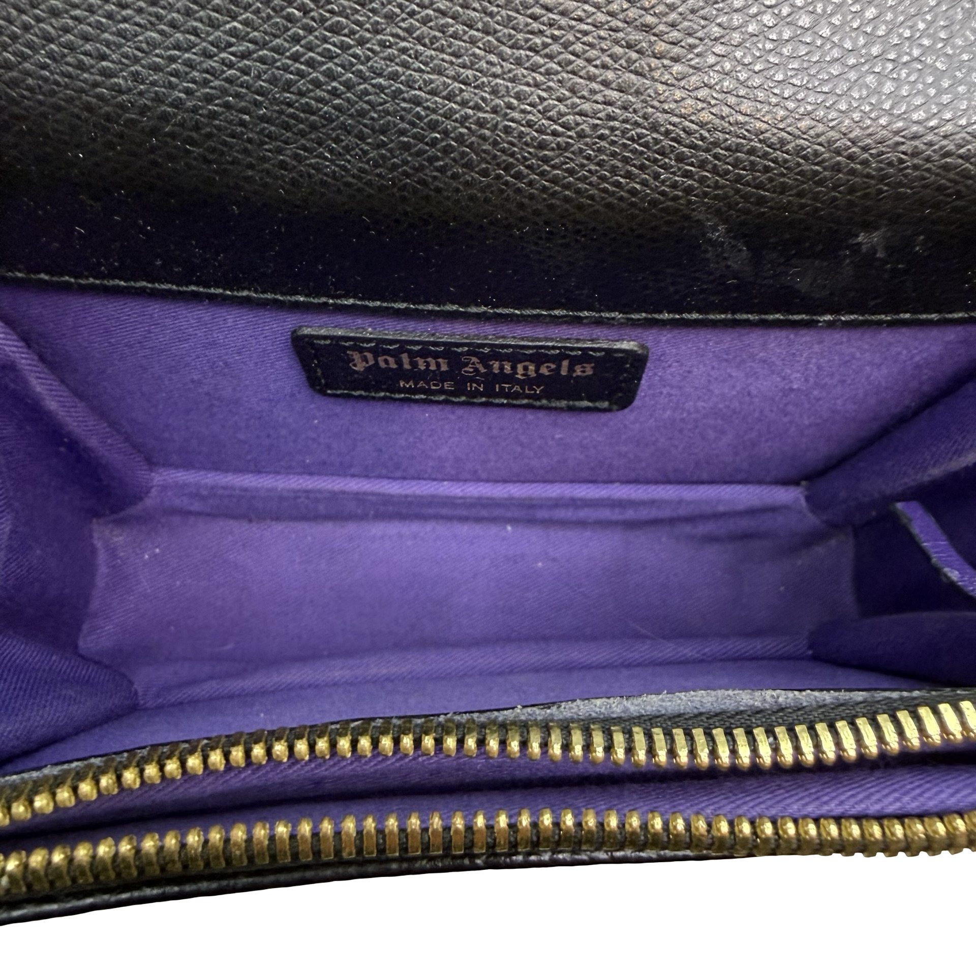 (W) Palm Angels Leather Crossbody Bag Multicolour/Black