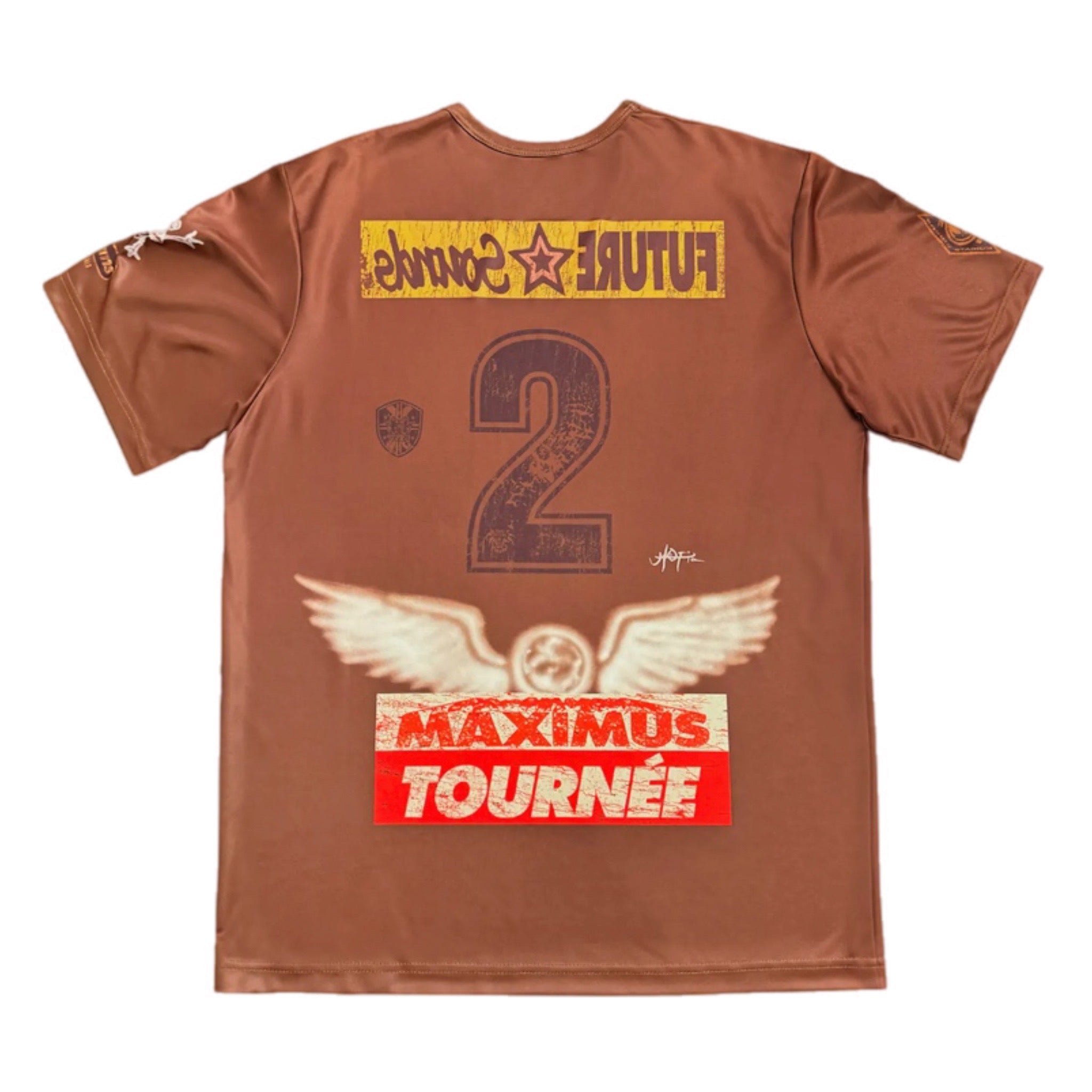 Travis Scott Circus Maximus Soccer Kit Jersey Brown