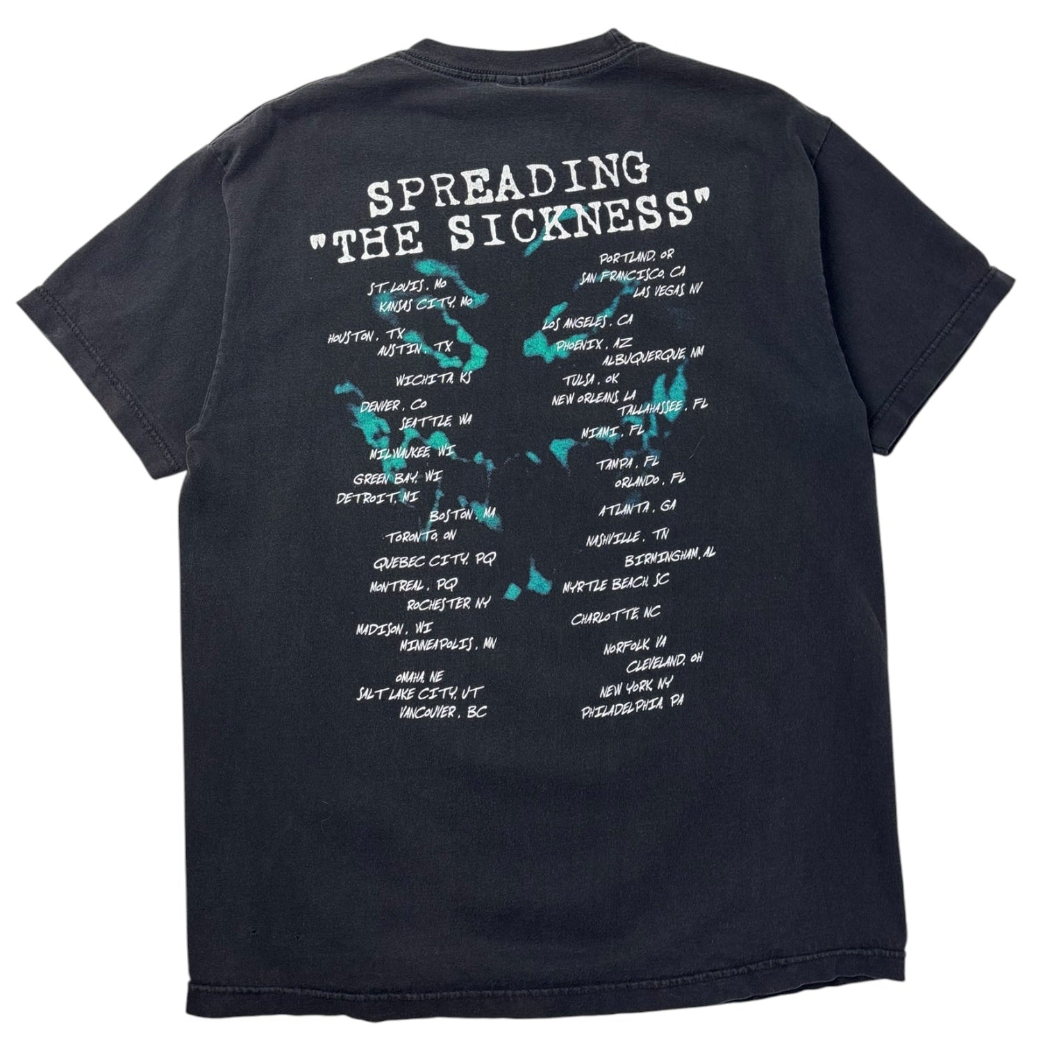 Vintage Disturbed "Spreading the Sickness" Tour T-Shirt
