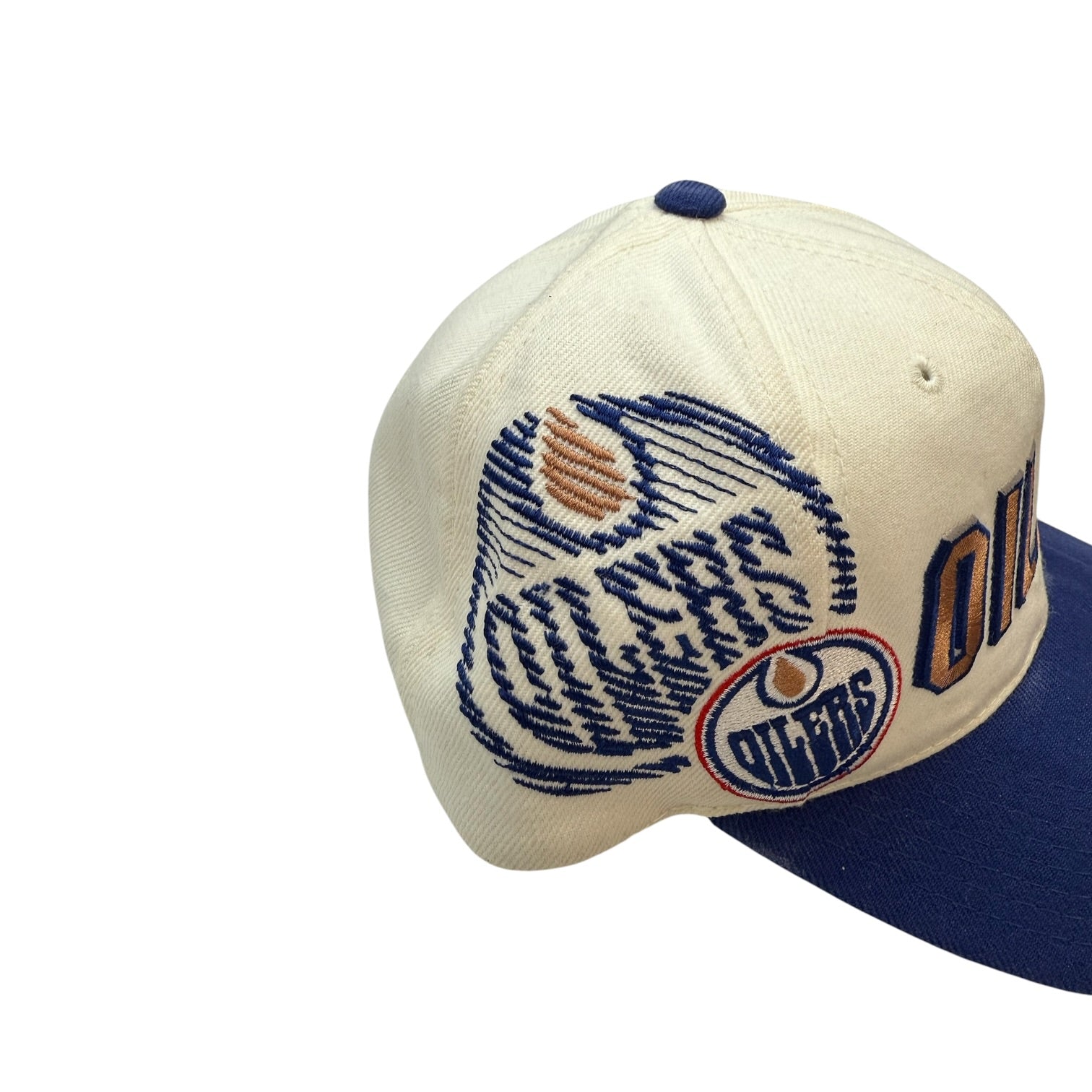 Vintage Edmonton Oilers Laser Sports Specialties Snapback