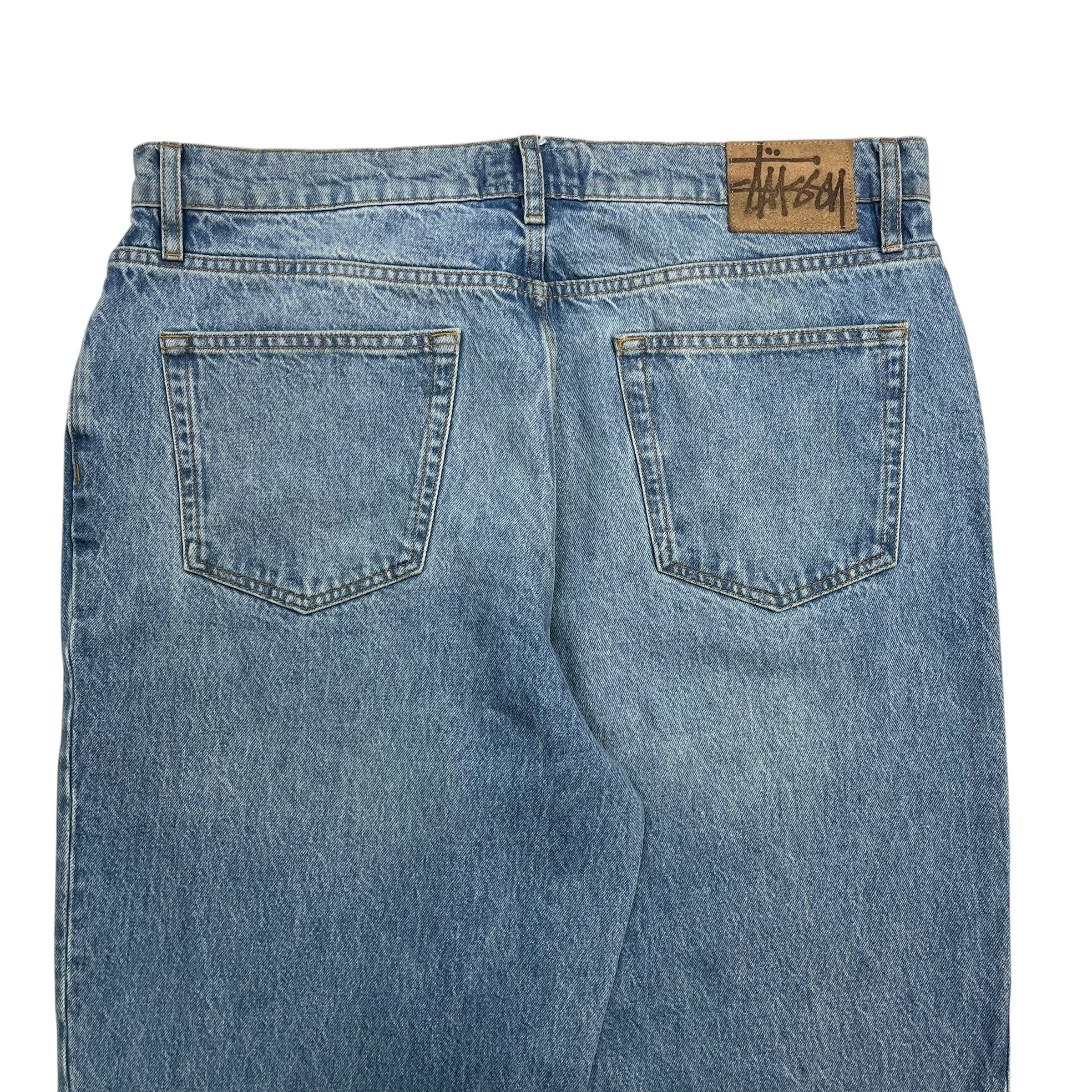 Stussy “BIGOL” Denim Pants Light Wash Blue