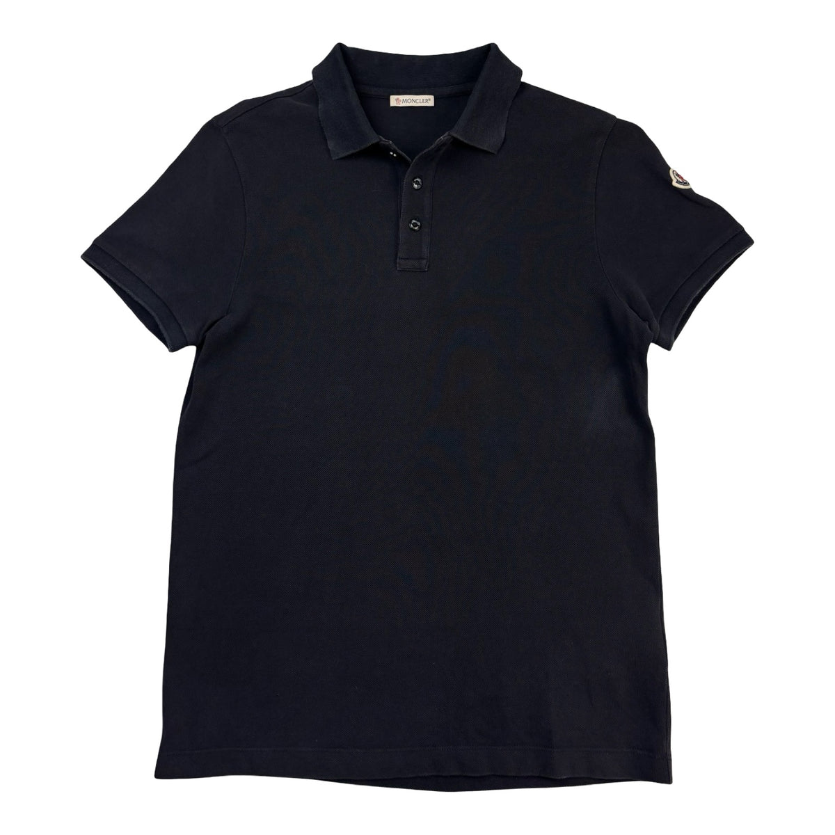Moncler Manica Corta Polo-Shirt Black