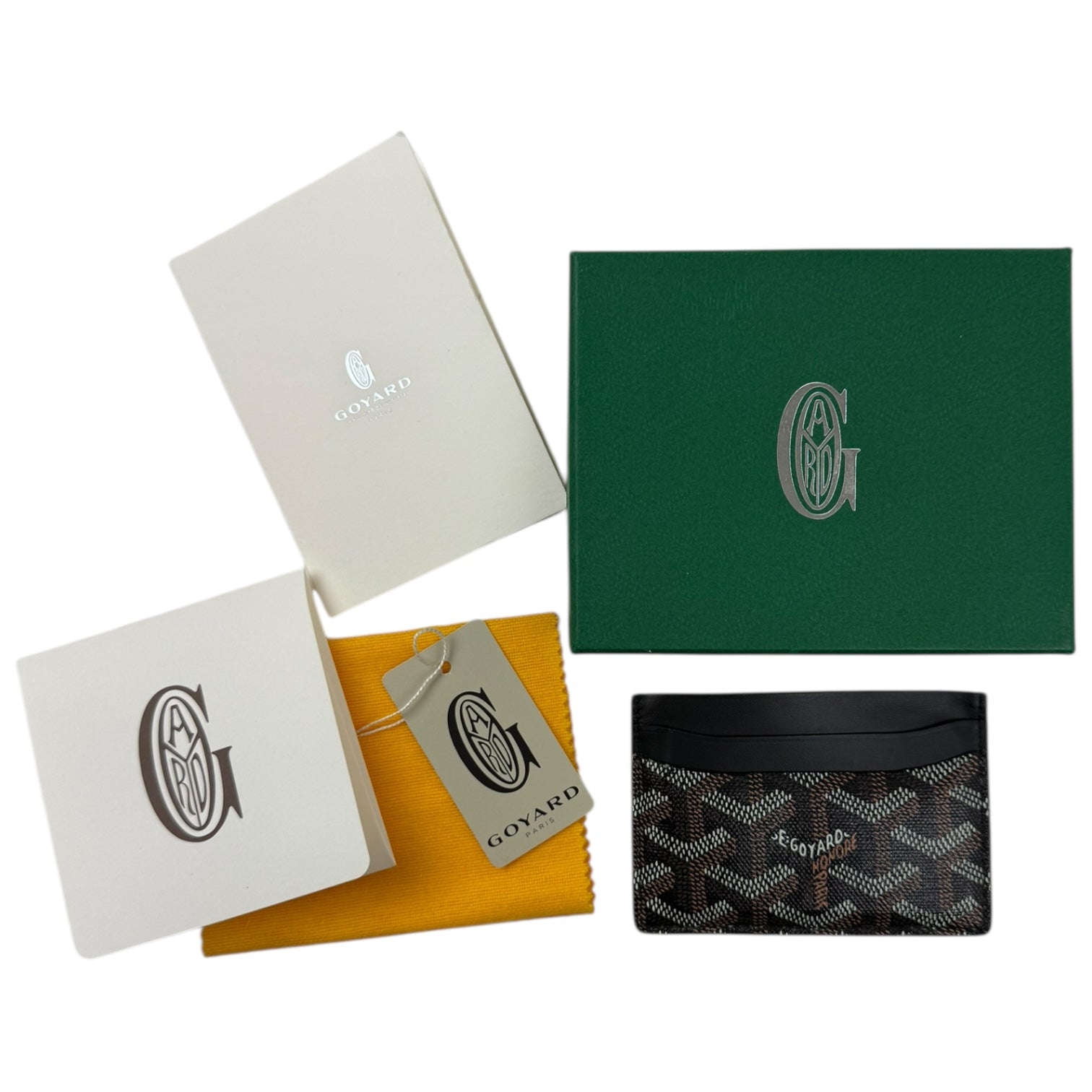 Goyard Saint Sulpice Card Holder Black/Brown