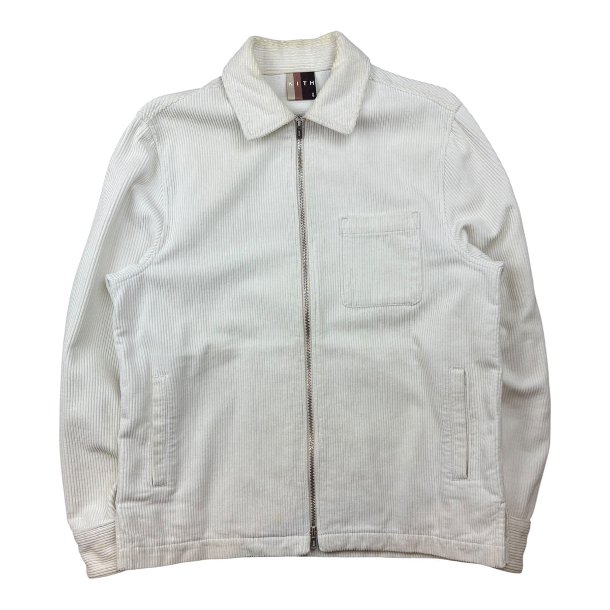 Kith Corduroy Ginza Zip Up Jacket White