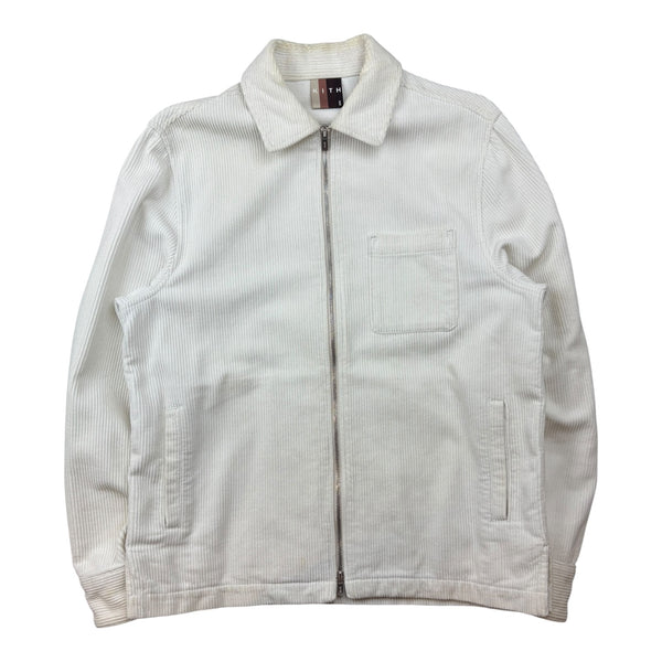 Kith Corduroy Ginza Zip Up Jacket White