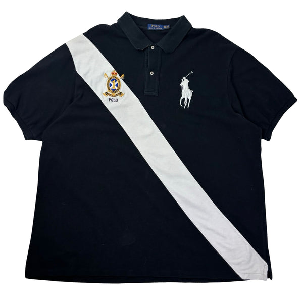 Vintage Polo Ralph Lauren Big Pony Polo Striped Black