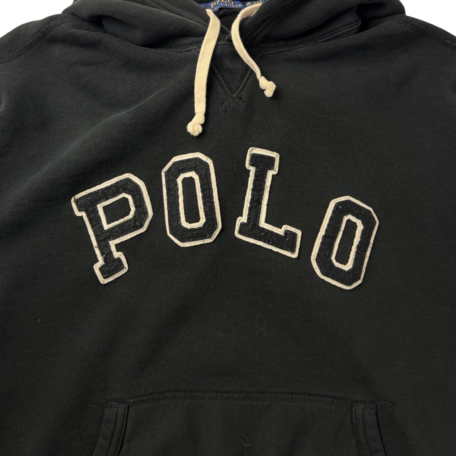 Polo Ralph Lauren Spellout Hooded Sweater Black