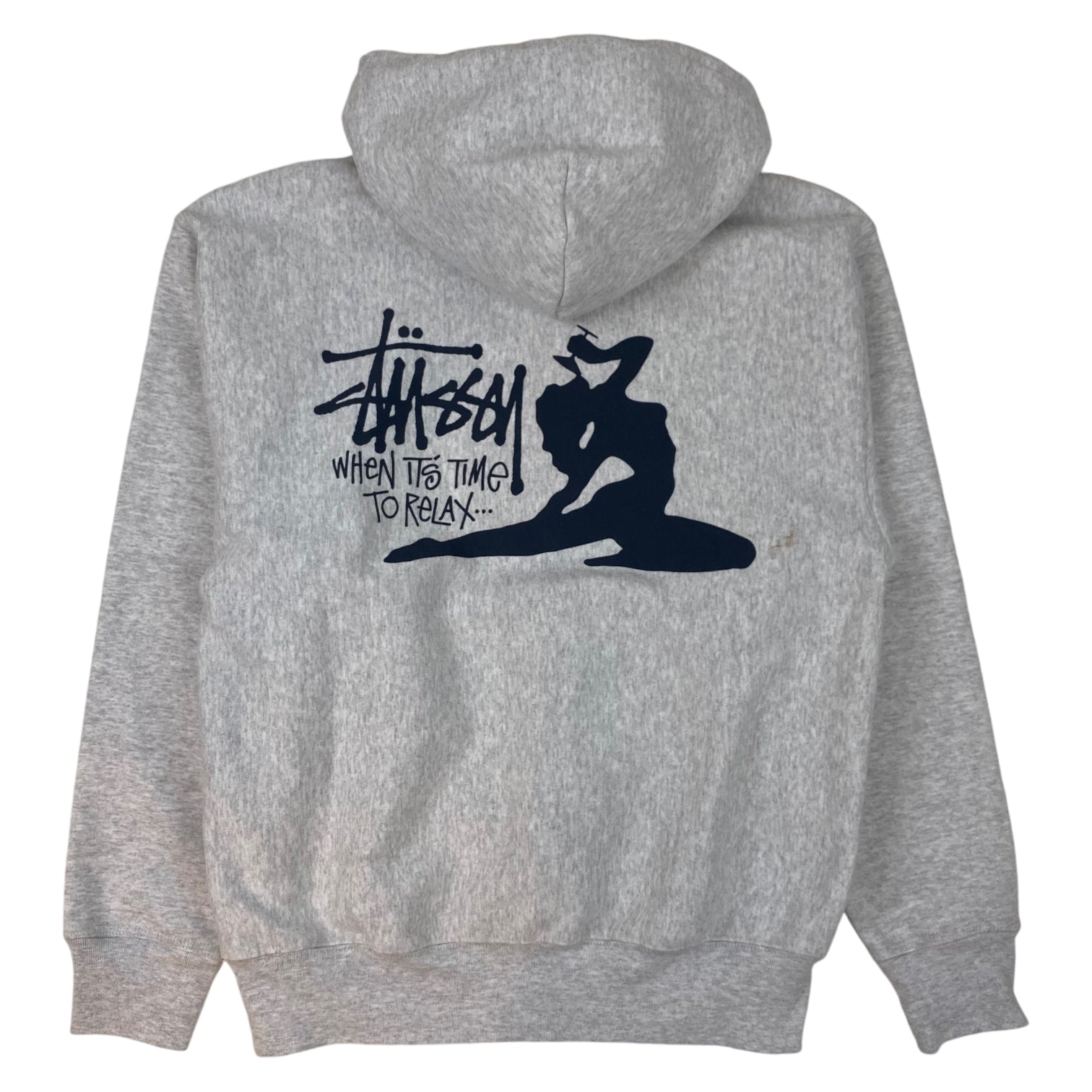 Stüssy Relax Hoodie Heather Grey