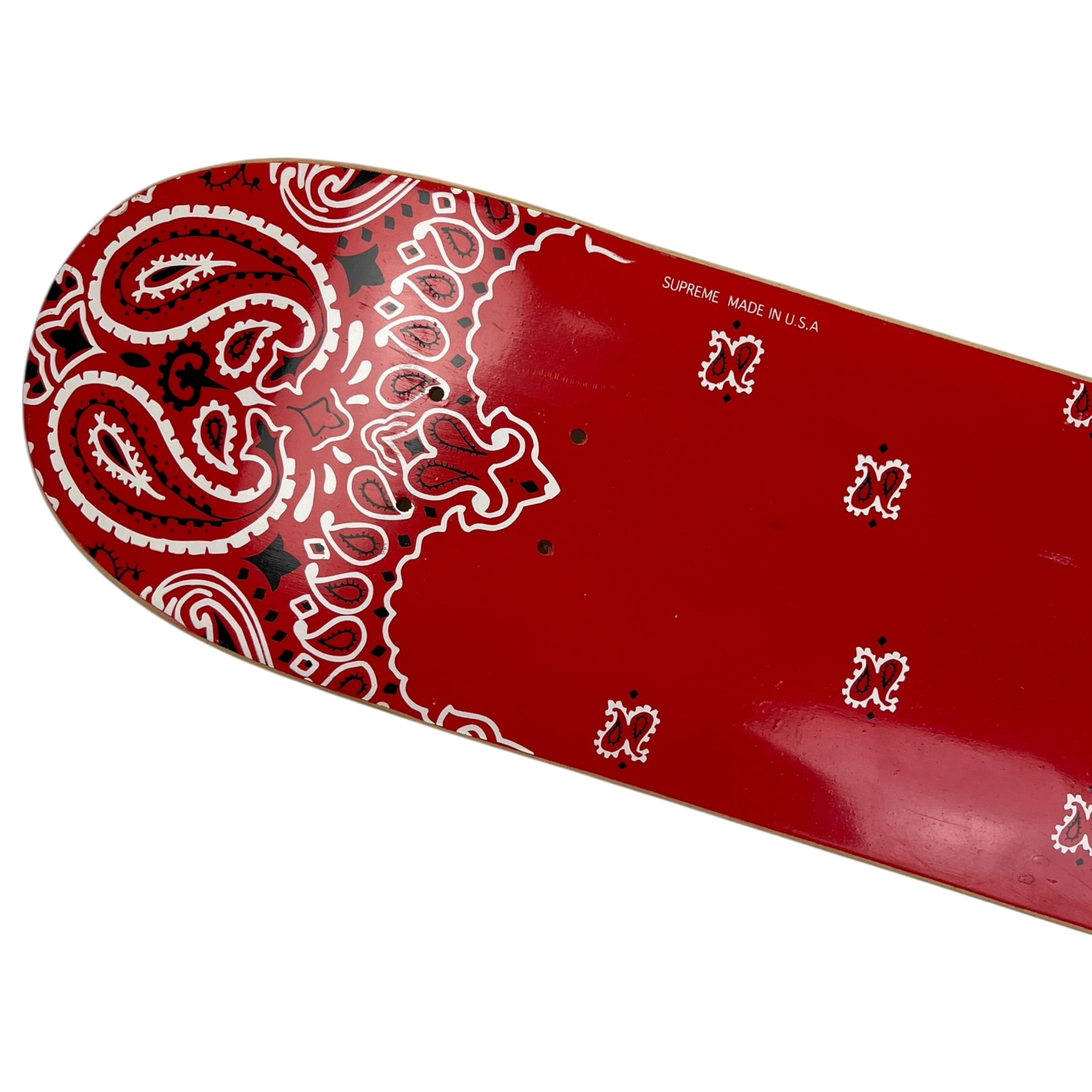 Supreme Bandana Deck Red Paisley 2001