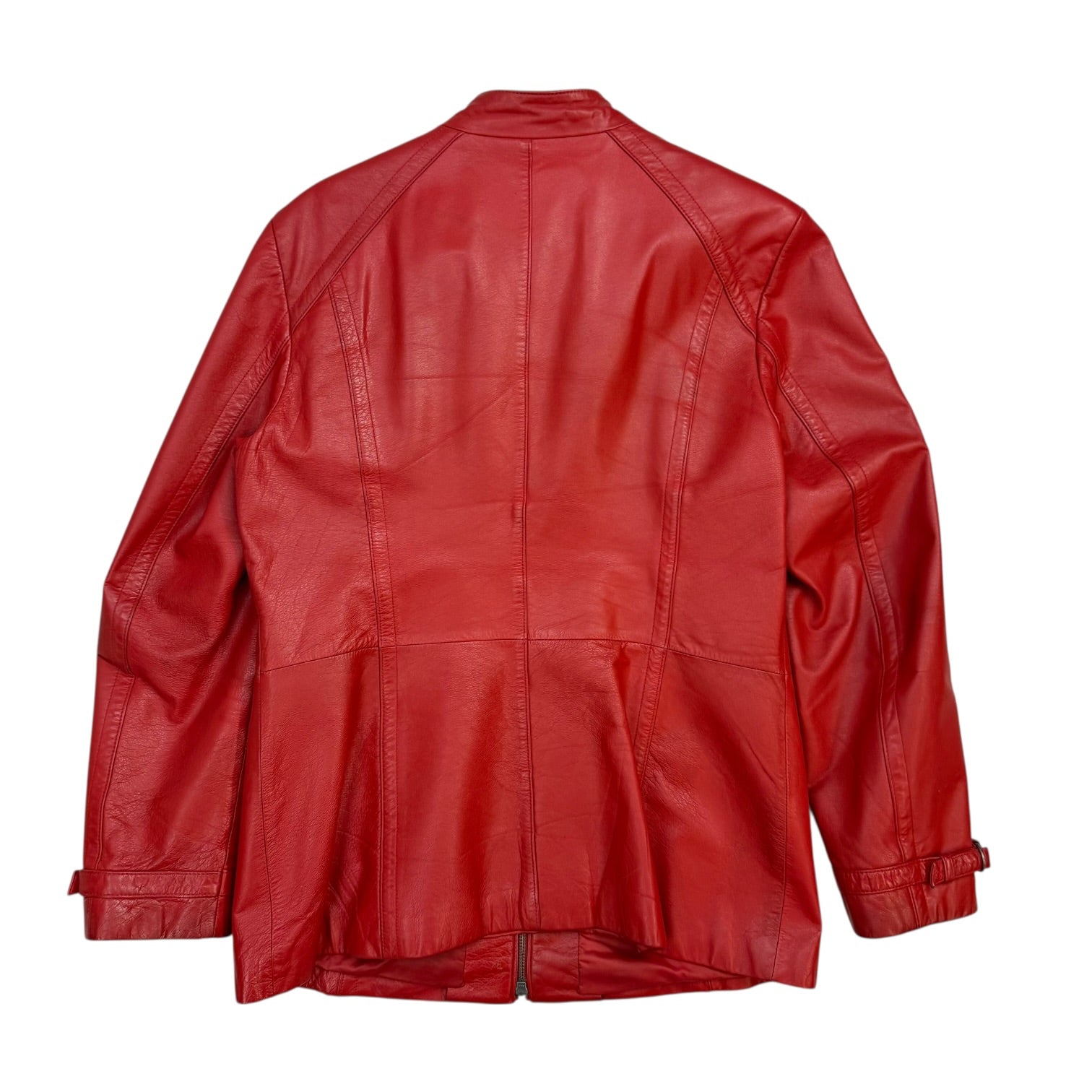 (W) Vintage Danier Leather Jacket Red
