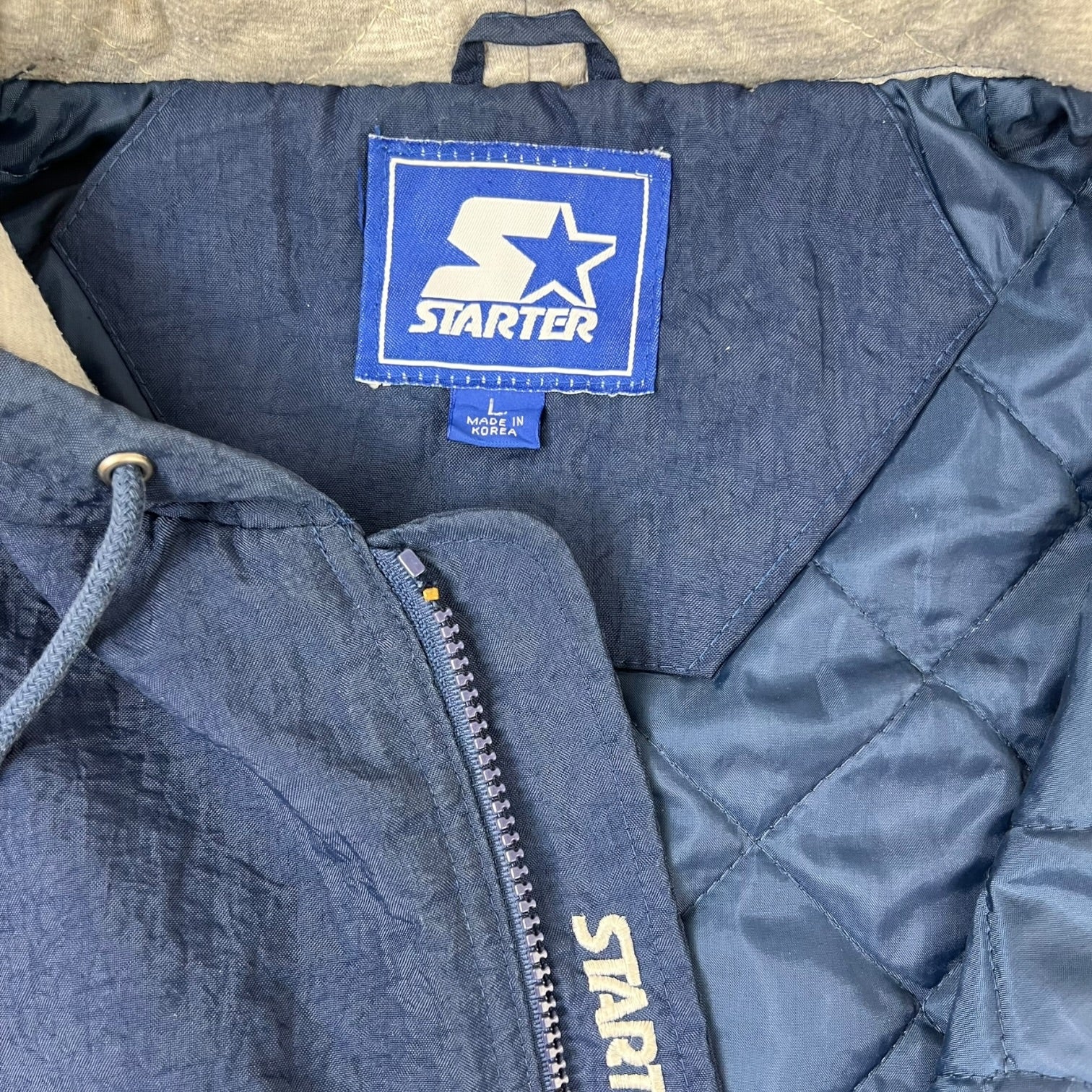 Vintage Starter Washington Huskies Jacket Navy