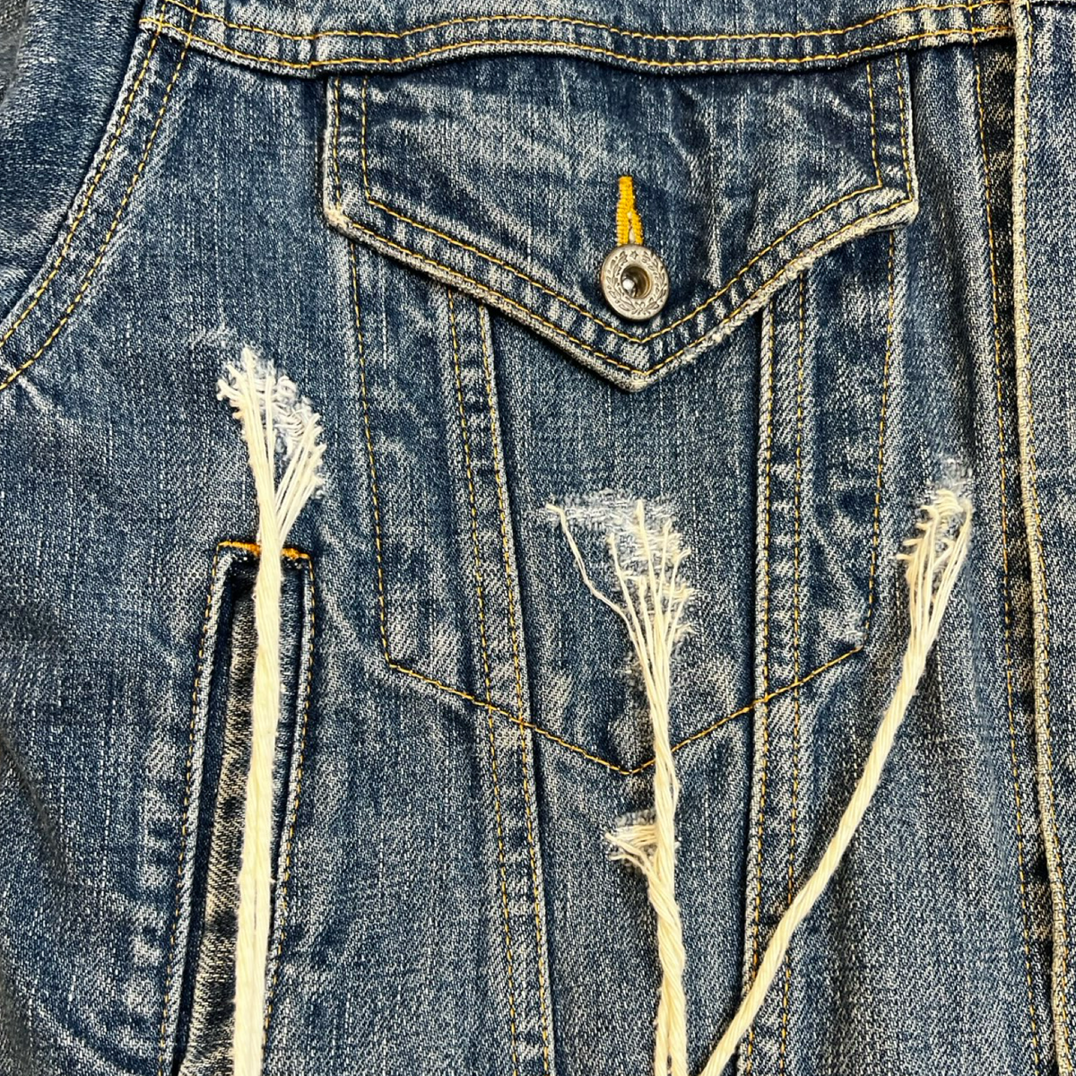 Doublet Too Much Damage Denim Jacket