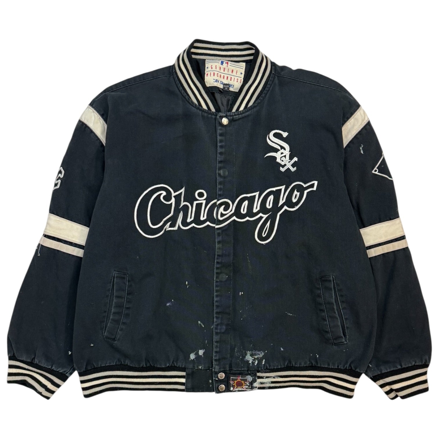 Vintage Chicago White Sox Jeff Hamilton Jacket Black