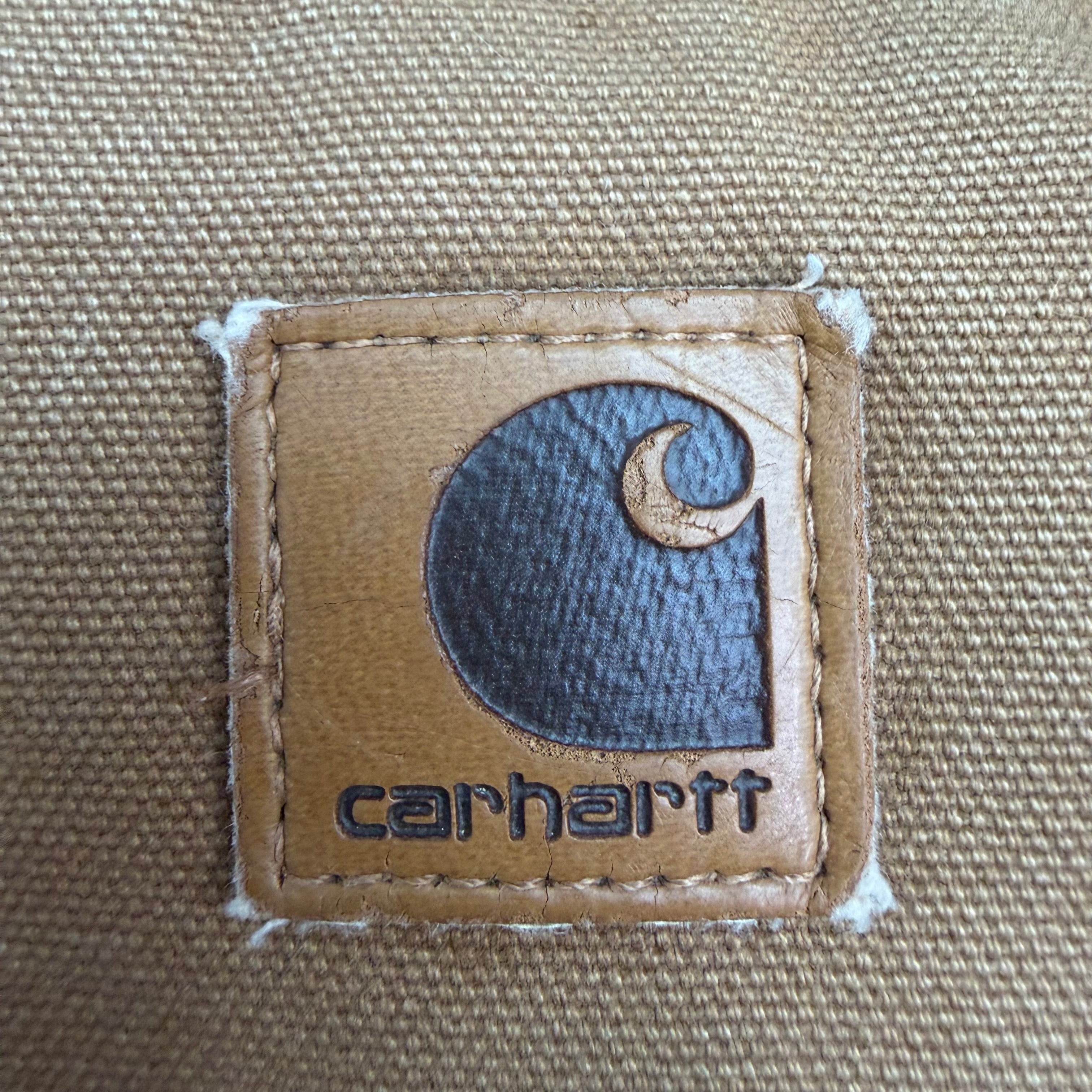 Vintage Carhartt Detroit Jacket Blanket Lined Brown