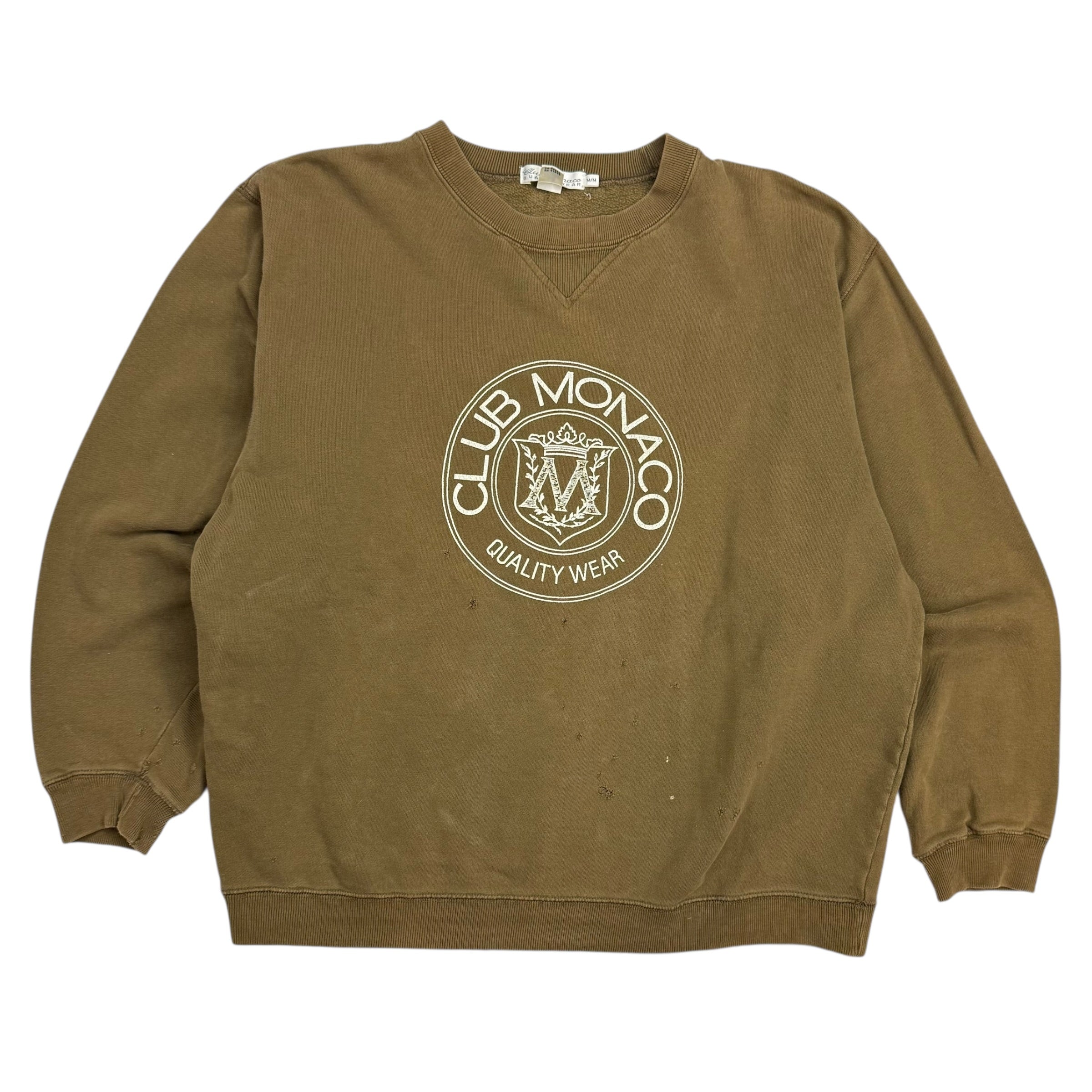 Vintage Club Monaco Crewneck Browm