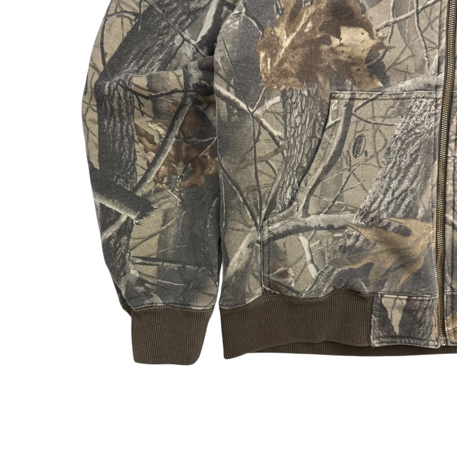 Vintage RealTree Zip Up Sweater Camo