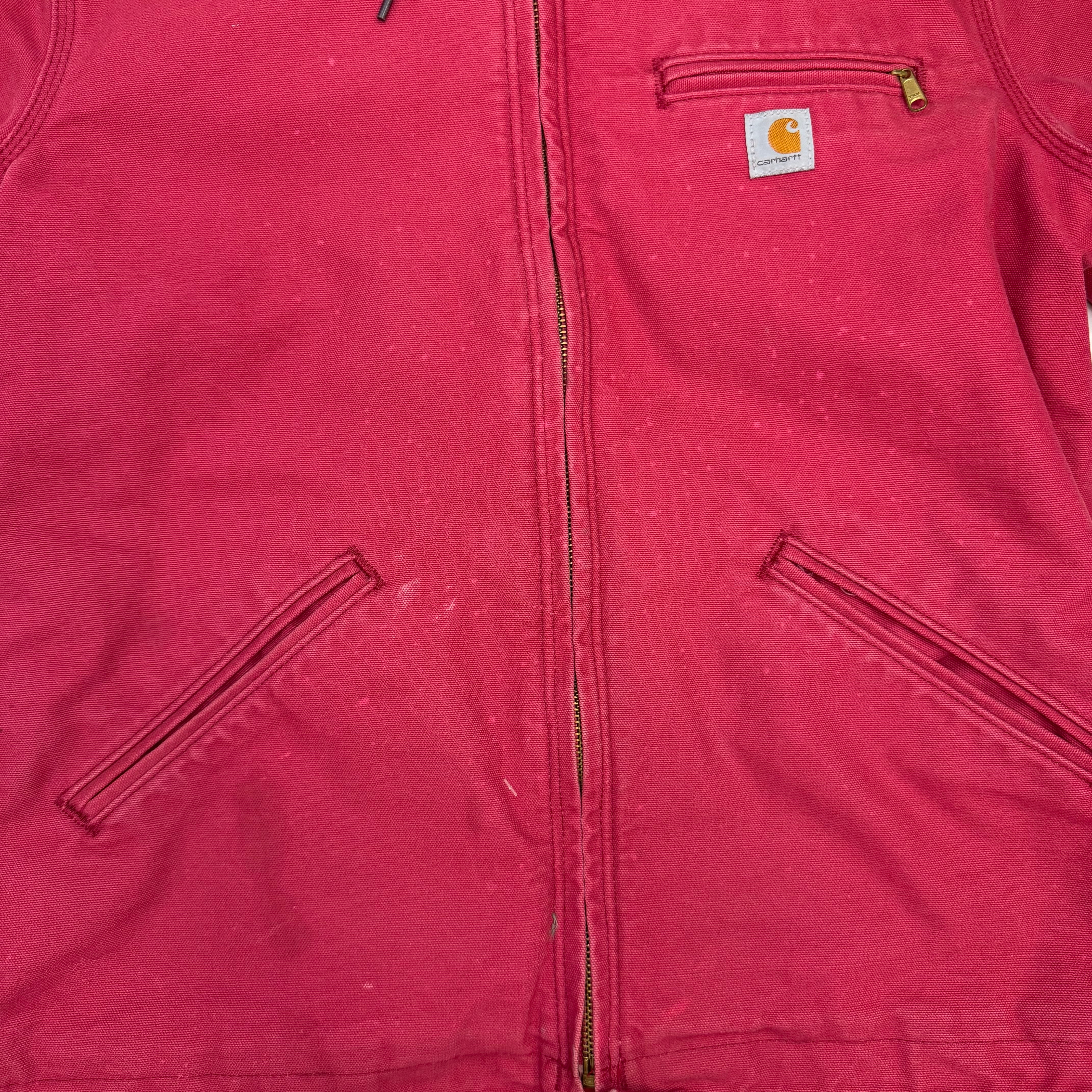 (W) Vintage Carhartt Sherpa Lined Active Jacket Tulip Pink