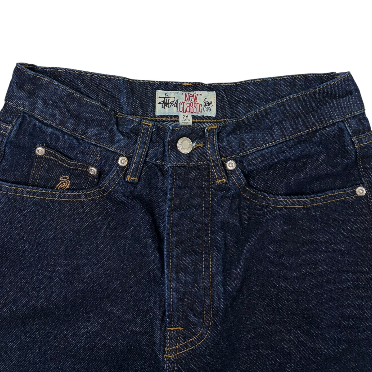 (W) Stussy Classic Denim Jean Dark Wash